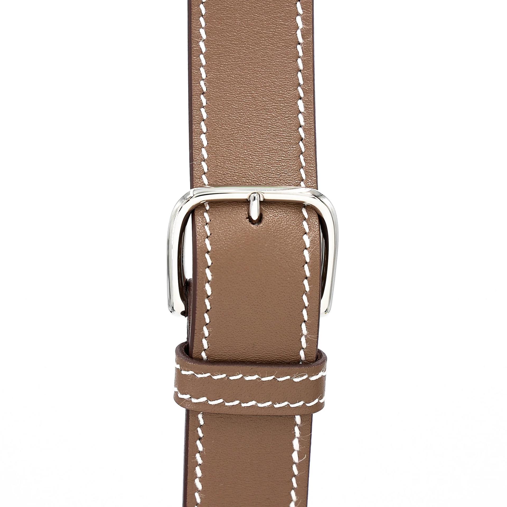 ランク NS 未使用品 HERMÈS エルメス デッラカヴァレリア ミニ エトゥープ (18) タデラクト シルバー金具 B刻印 (2023) - 4