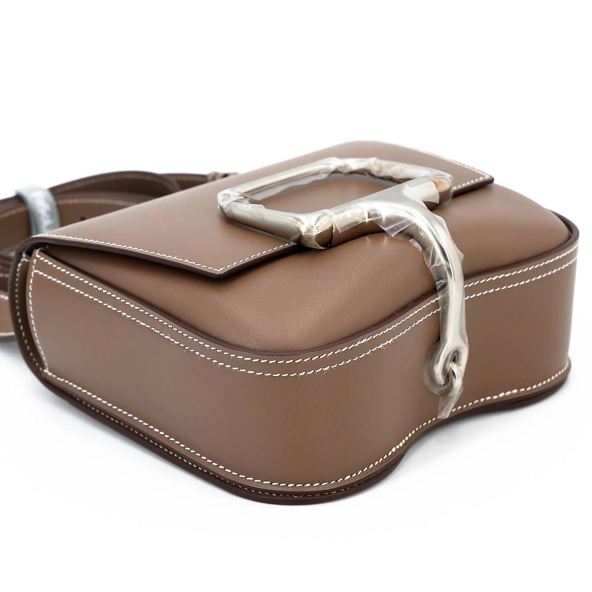 ランク NS 未使用品 HERMÈS エルメス デッラカヴァレリア ミニ エトゥープ (18) タデラクト シルバー金具 B刻印 (2023) - 6