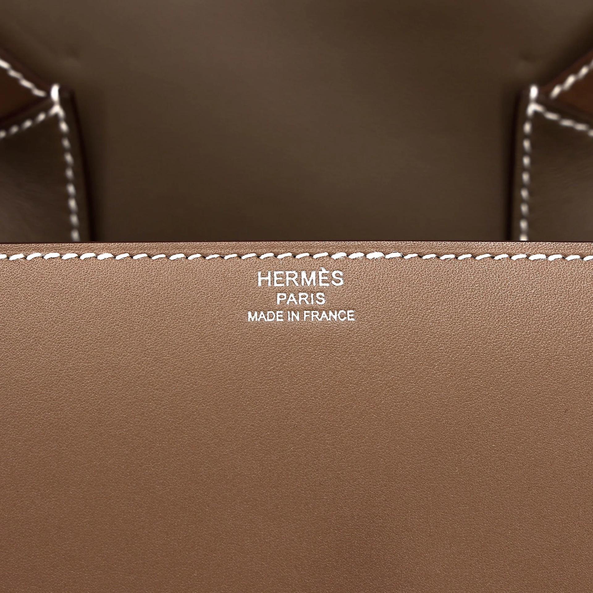 ランク NS 未使用品 HERMÈS エルメス デッラカヴァレリア ミニ エトゥープ (18) タデラクト シルバー金具 B刻印 (2023) - 11