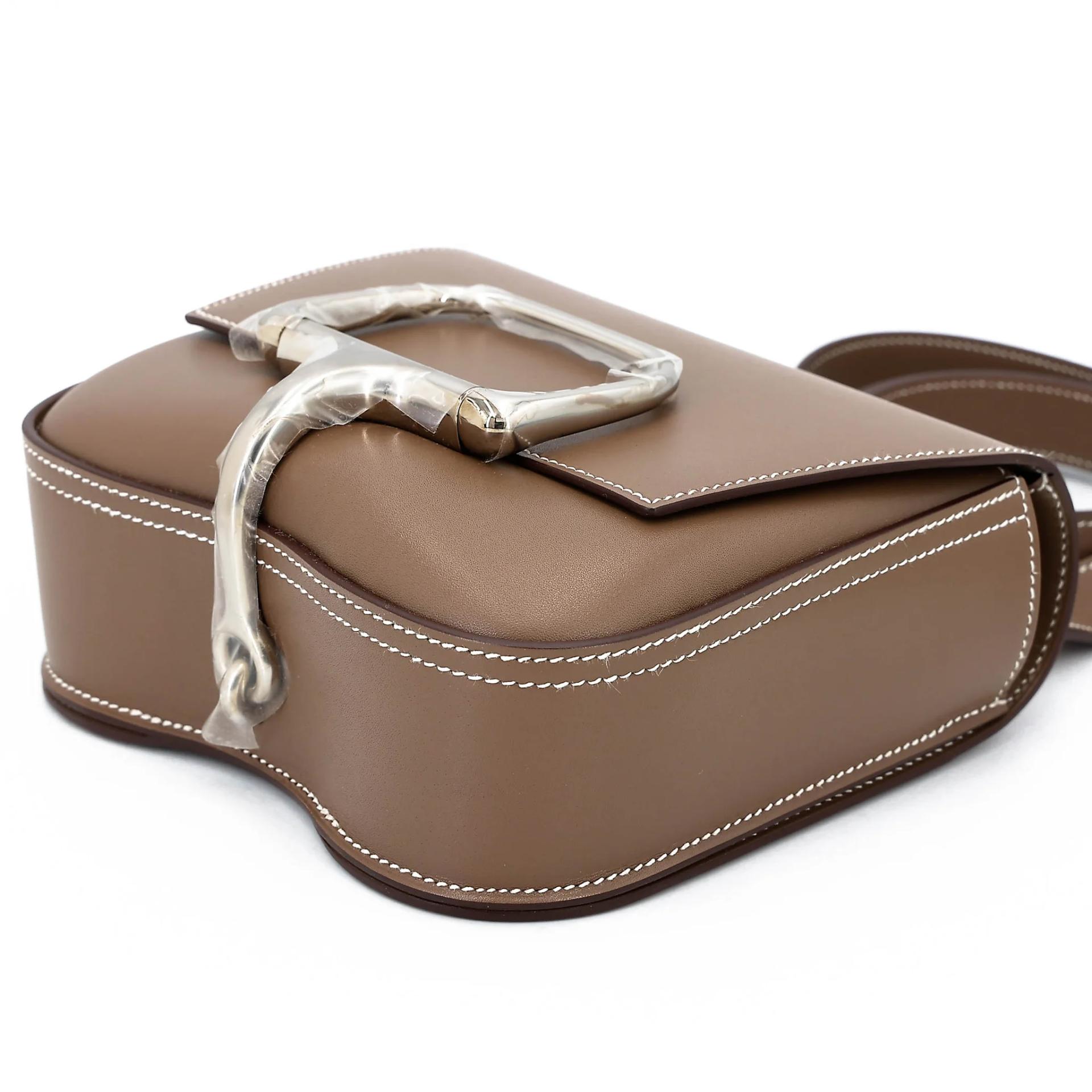 ランク NS 未使用品 HERMÈS エルメス デッラカヴァレリア ミニ エトゥープ (18) タデラクト シルバー金具 B刻印 (2023) - 5