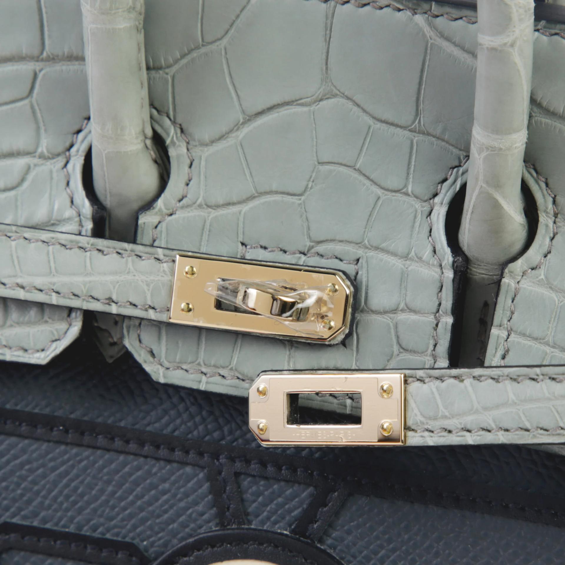 Birkin Faubourg 20 Rainy Days Gris Ciment (0V) Gris misty (H0