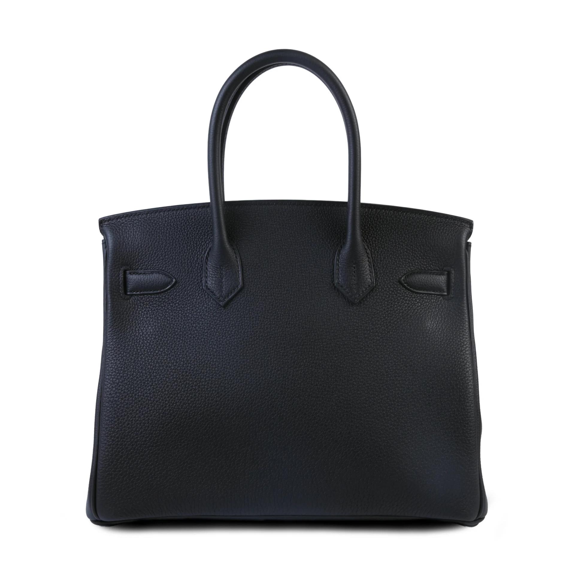 Brand New ( Rank N ) HERMÈS Birkin 30 Noir (89) Togo Palladium hardware G (2026) - 2