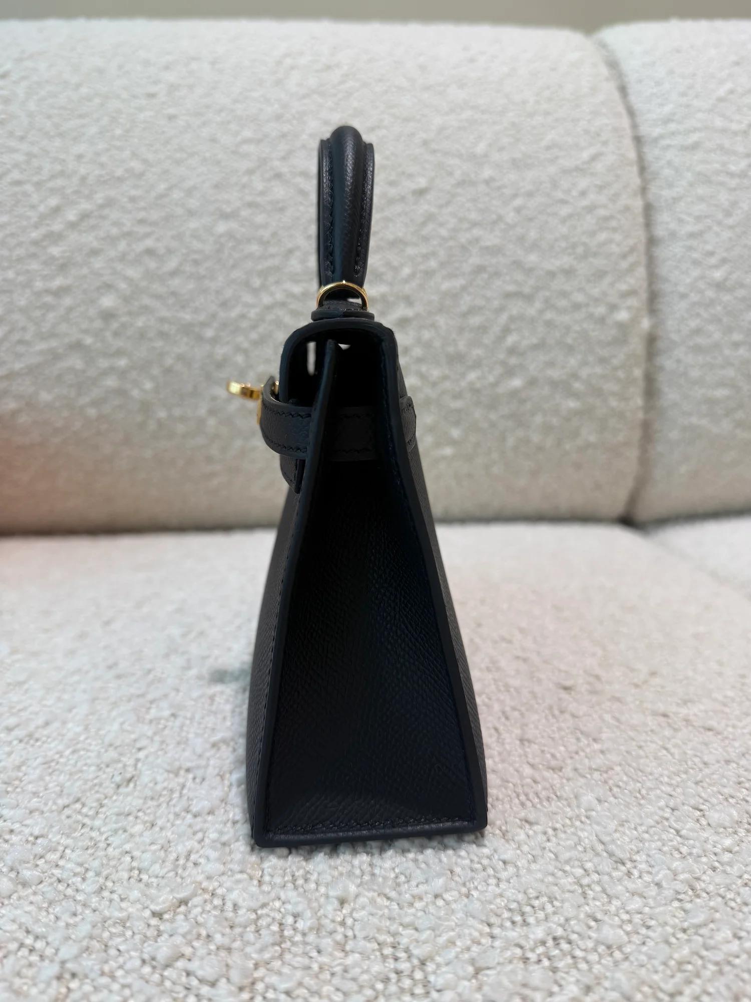 ランク N 新品 HERMÈS エルメス ミニケリー2 ブラック (89) エプソン ゴールド金具 G刻印 (2026) - 9