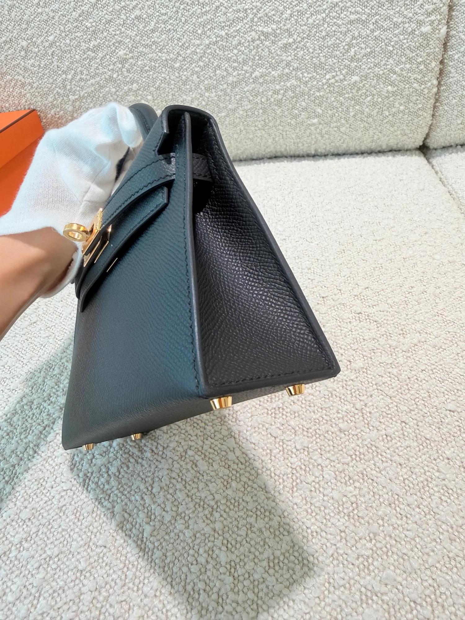 ランク N 新品 HERMÈS エルメス ミニケリー2 ブラック (89) エプソン ゴールド金具 G刻印 (2026) - 10