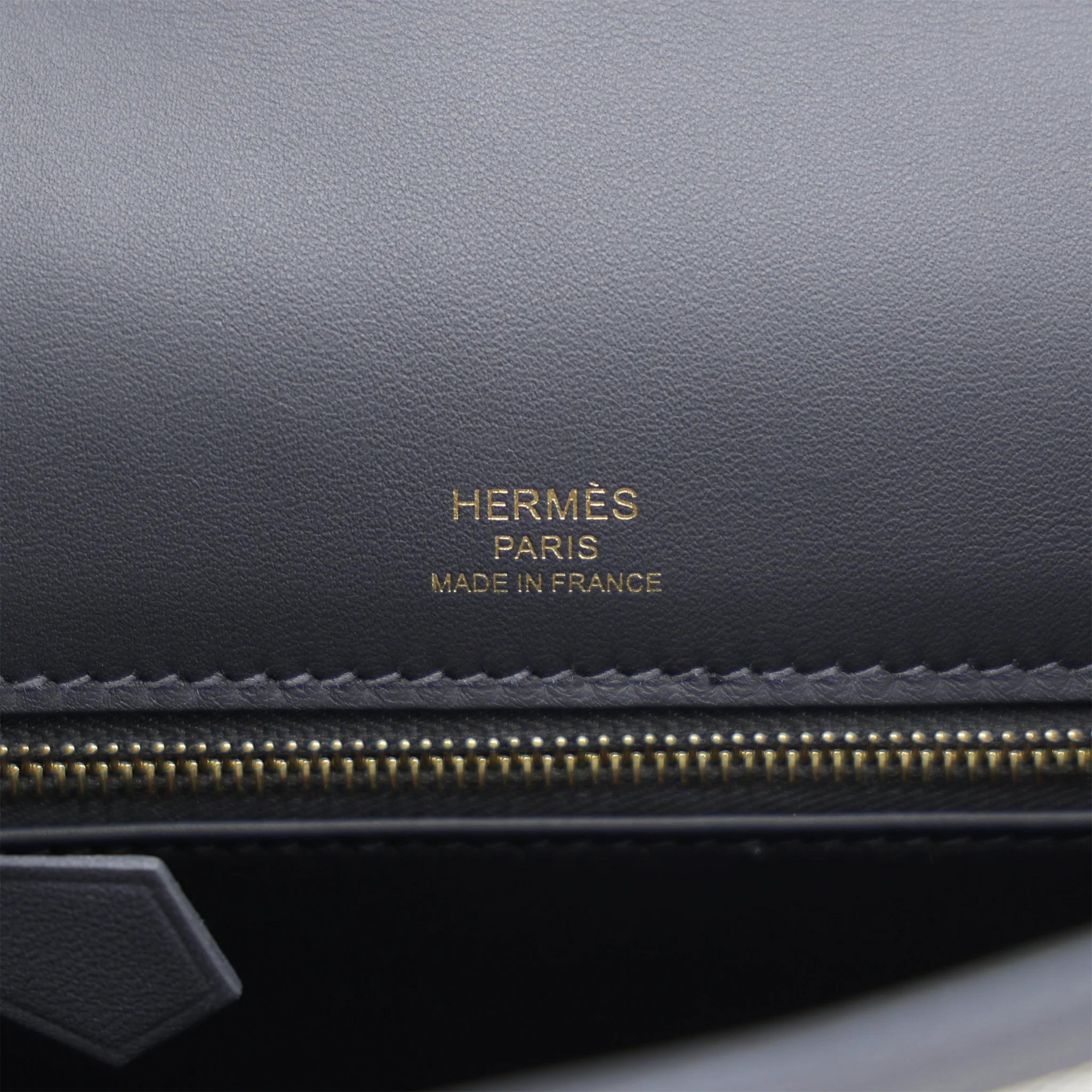 ランク N 新品 HERMÈS エルメス ケリー25 セリエ アルドワーズ (85) スイフト トワルアッシュ ゴールド金具 K刻印 (2025) - 11