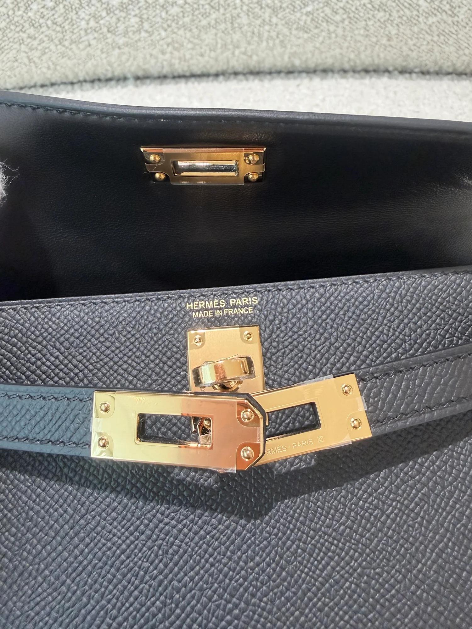 ランク N 新品 HERMÈS エルメス ミニケリー2 ブラック (89) エプソン ゴールド金具 G刻印 (2026) - 17