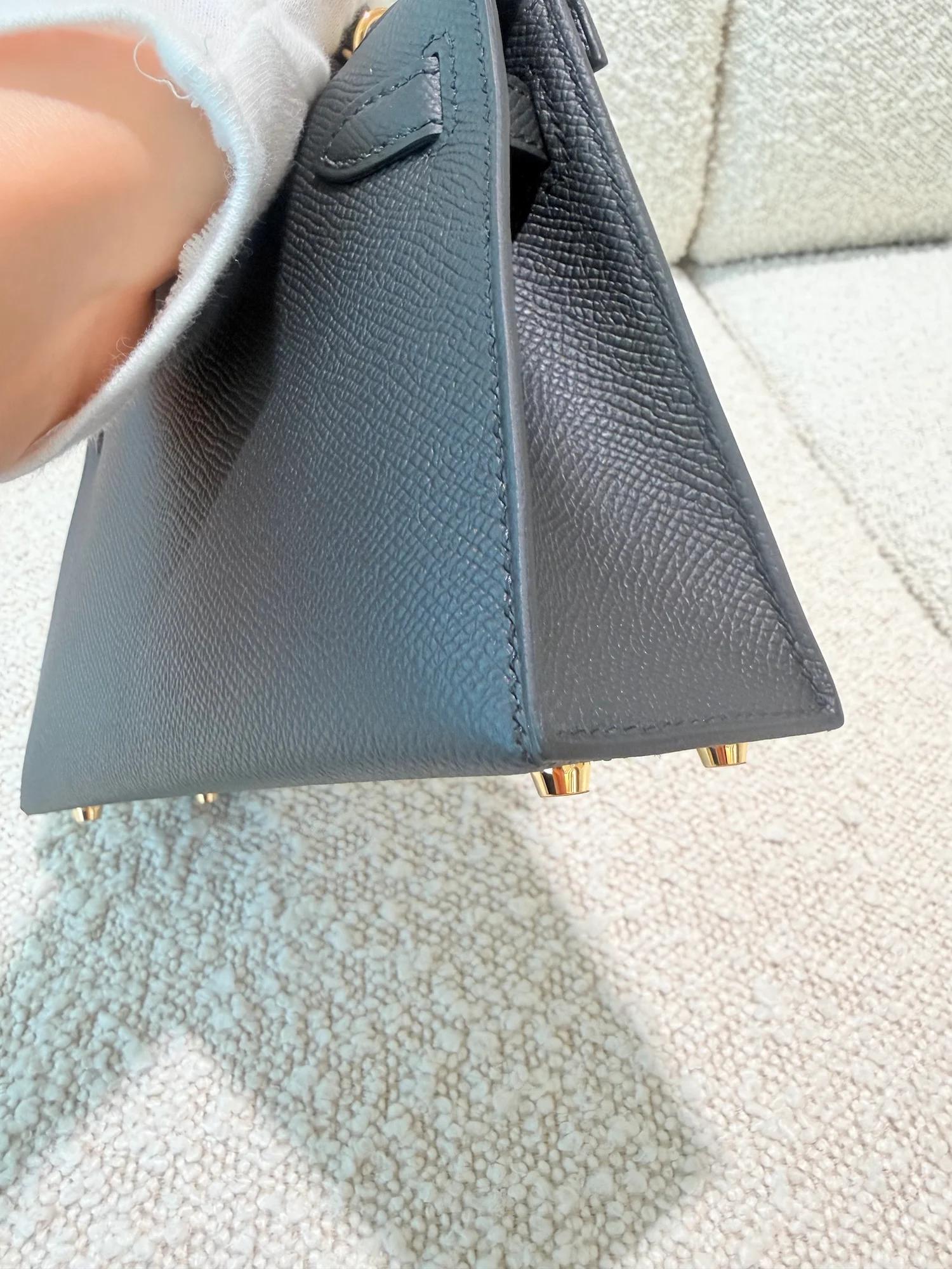 ランク N 新品 HERMÈS エルメス ミニケリー2 ブラック (89) エプソン ゴールド金具 G刻印 (2026) - 12