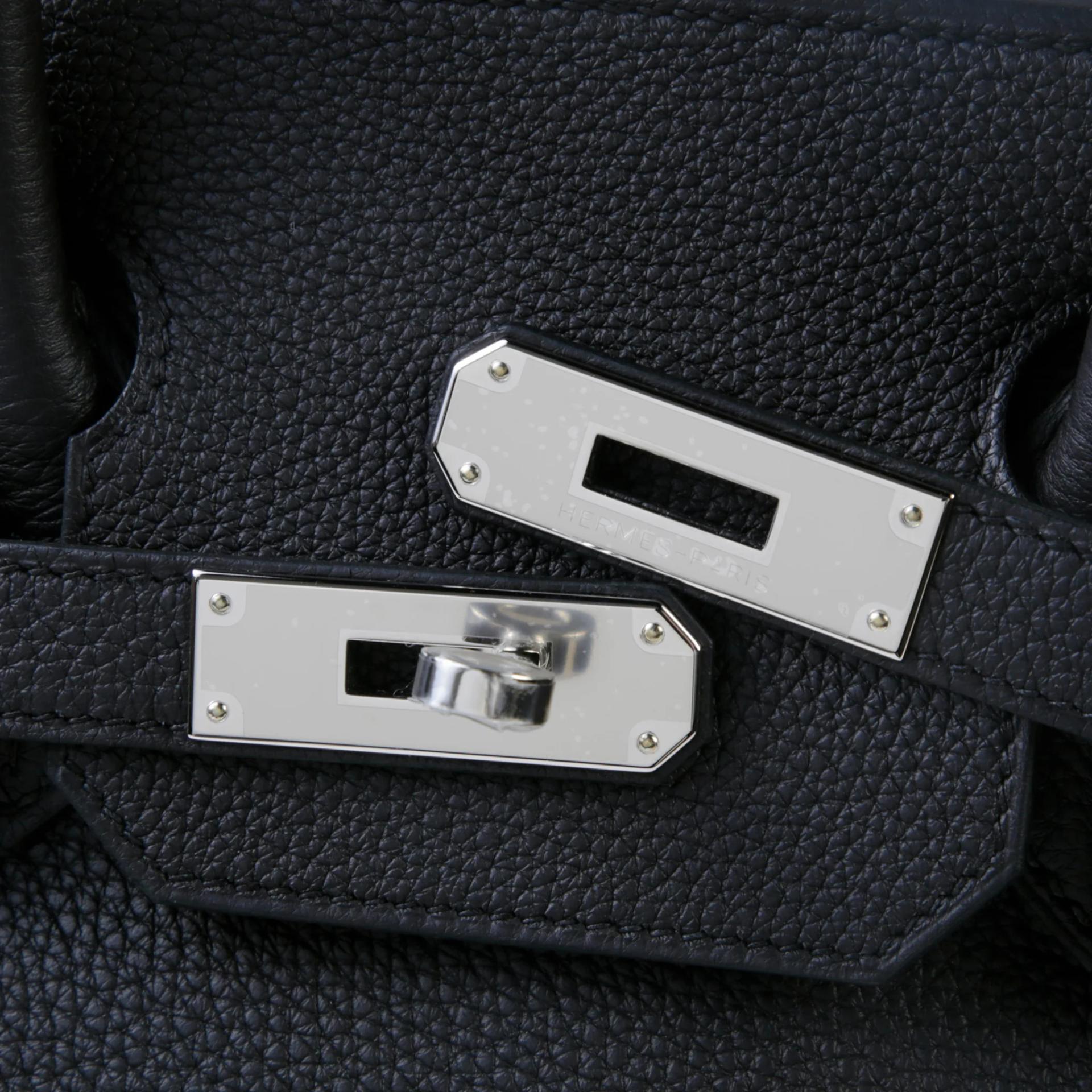 Brand New ( Rank N ) HERMÈS Birkin 30 Noir (89) Togo Palladium hardware G (2026) - 8