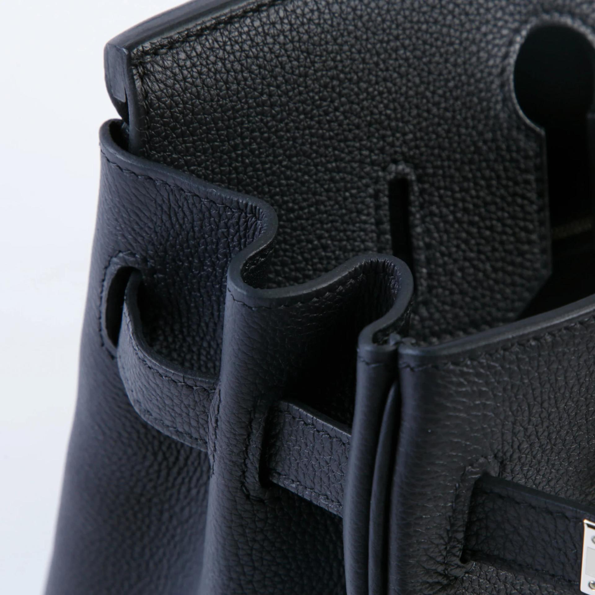 Brand New ( Rank N ) HERMÈS Birkin 30 Noir (89) Togo Palladium hardware G (2026) - 12