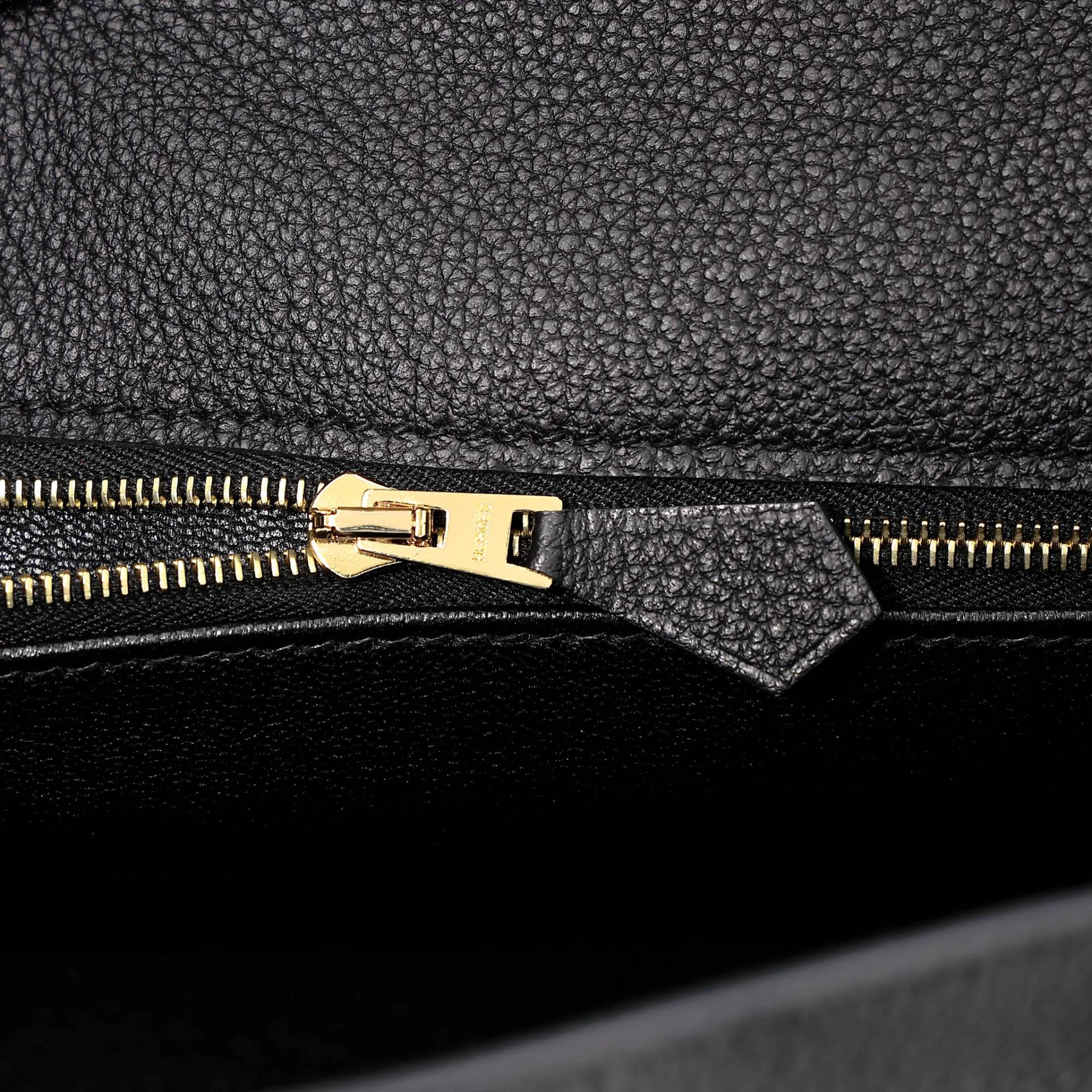 ランク N 新品 HERMÈS エルメス ケリー25 ブラック (89) トゴ ゴールド金具 G刻印 (2026) - 14