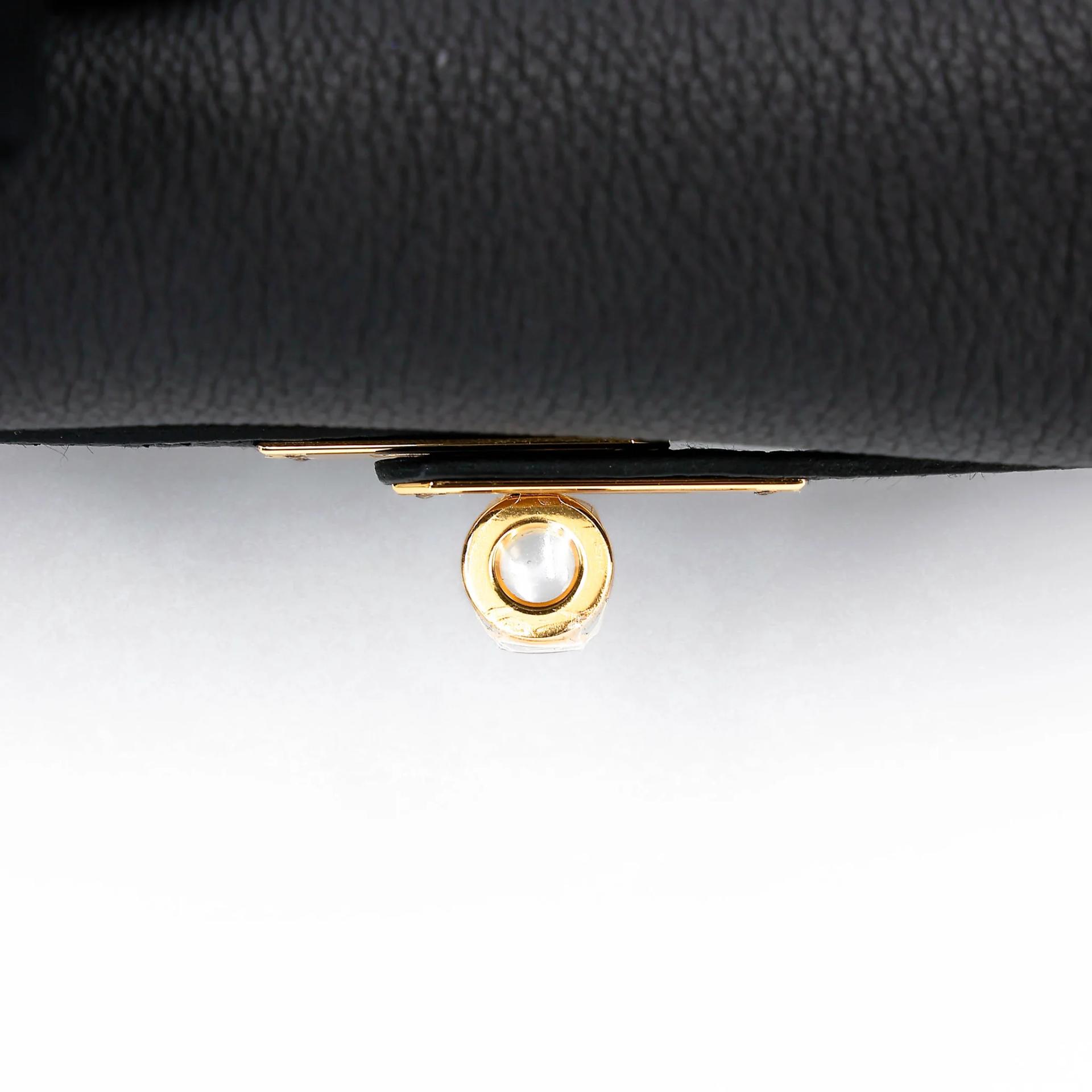 ランク N 新品 HERMÈS エルメス ケリー25 ブラック (89) トゴ ゴールド金具 G刻印 (2026) - 9