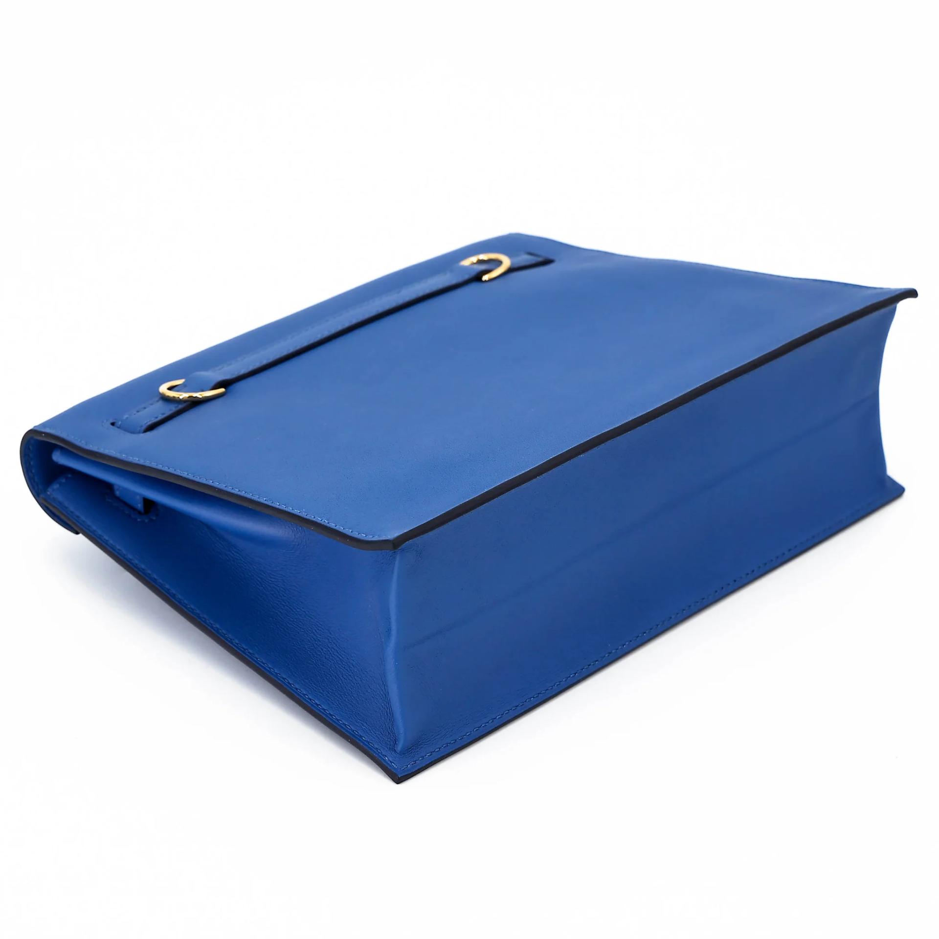 Unused ( Rank NS ) HERMÈS Kelly Danse Bleu France (71) Deep Blue (S4) Jonathan Gold hardware U (2022) - 6