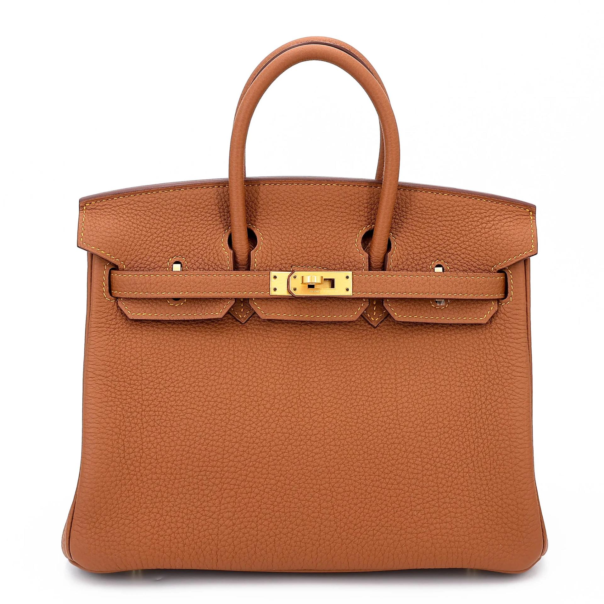 Unused ( Rank NS ) HERMÈS Special Order Birkin 25 HSS Verso Gold (37) Jaune Ambre (9D) Togo Brushed Gold hardware Y (2020) - 1