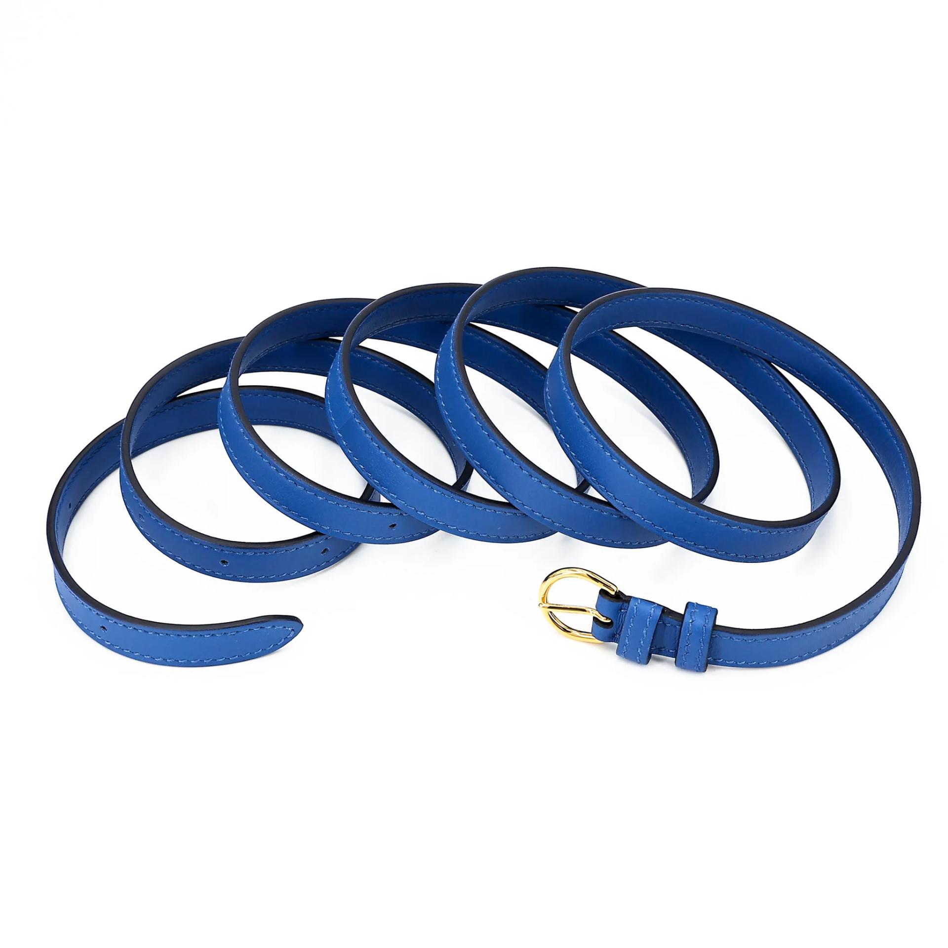 Unused ( Rank NS ) HERMÈS Kelly Danse Bleu France (71) Deep Blue (S4) Jonathan Gold hardware U (2022) - 17