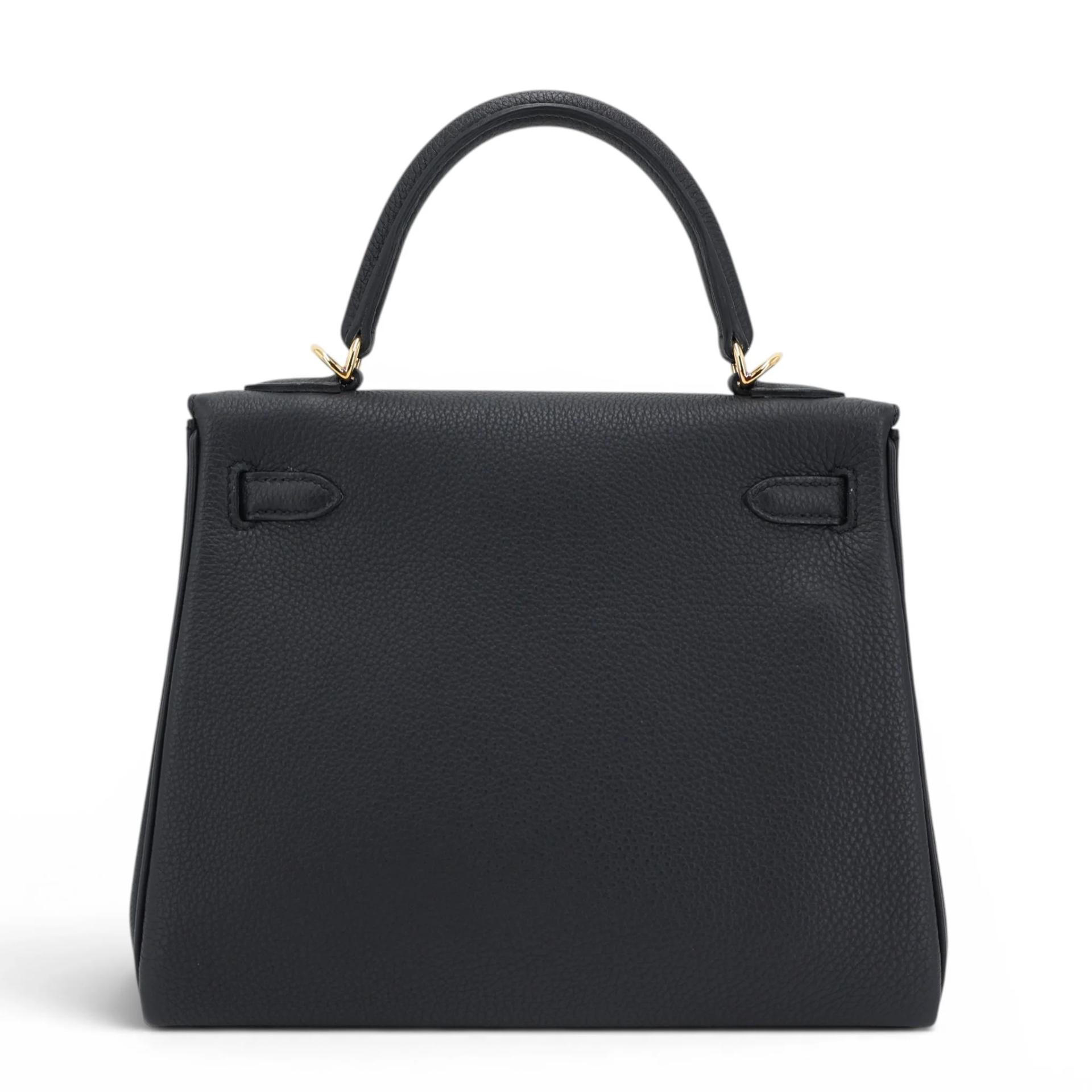 ランク SA HERMÈS エルメス ケリー25 ブラック (89) トゴ ゴールド金具 Z刻印 (2021) - 2