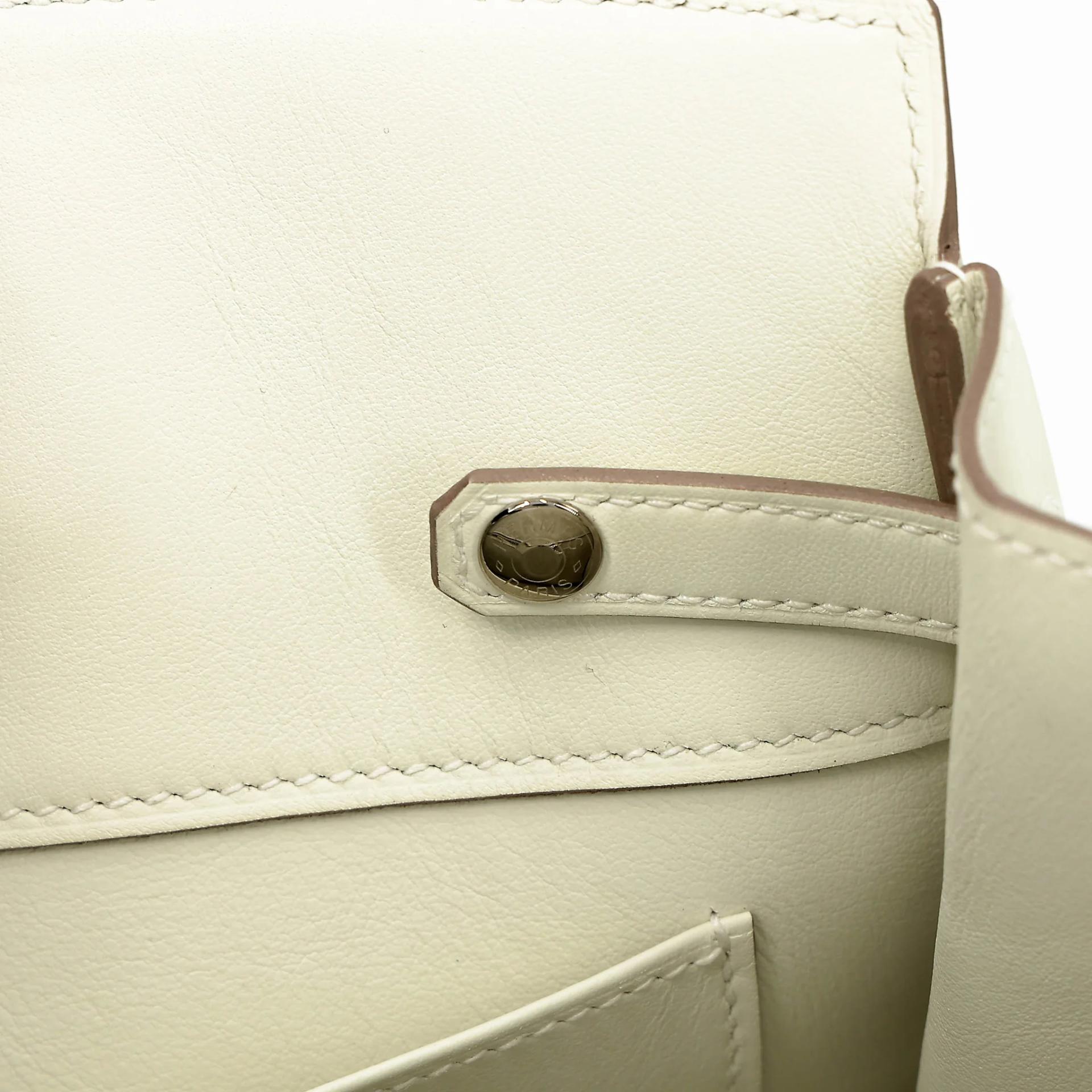 ランク SA HERMÈS エルメス 限定品 バーキン25 シャドー マッシュルーム (0T) スイフト シルバー金具 B刻印 (2023) - 17