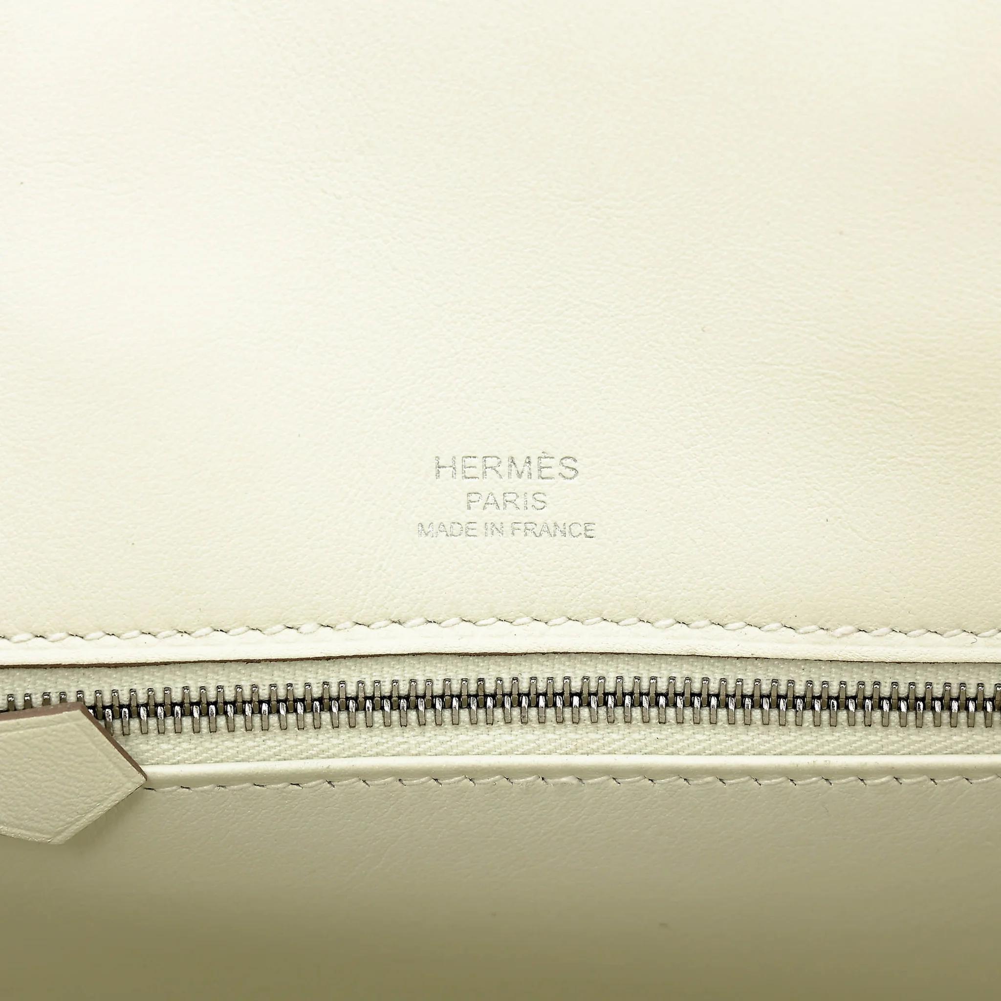 Excellent ( Rank SA ) HERMÈS Limited Edition Birkin 25 Shadow Mushroom (0T) Swift Palladium hardware B (2023) - 12
