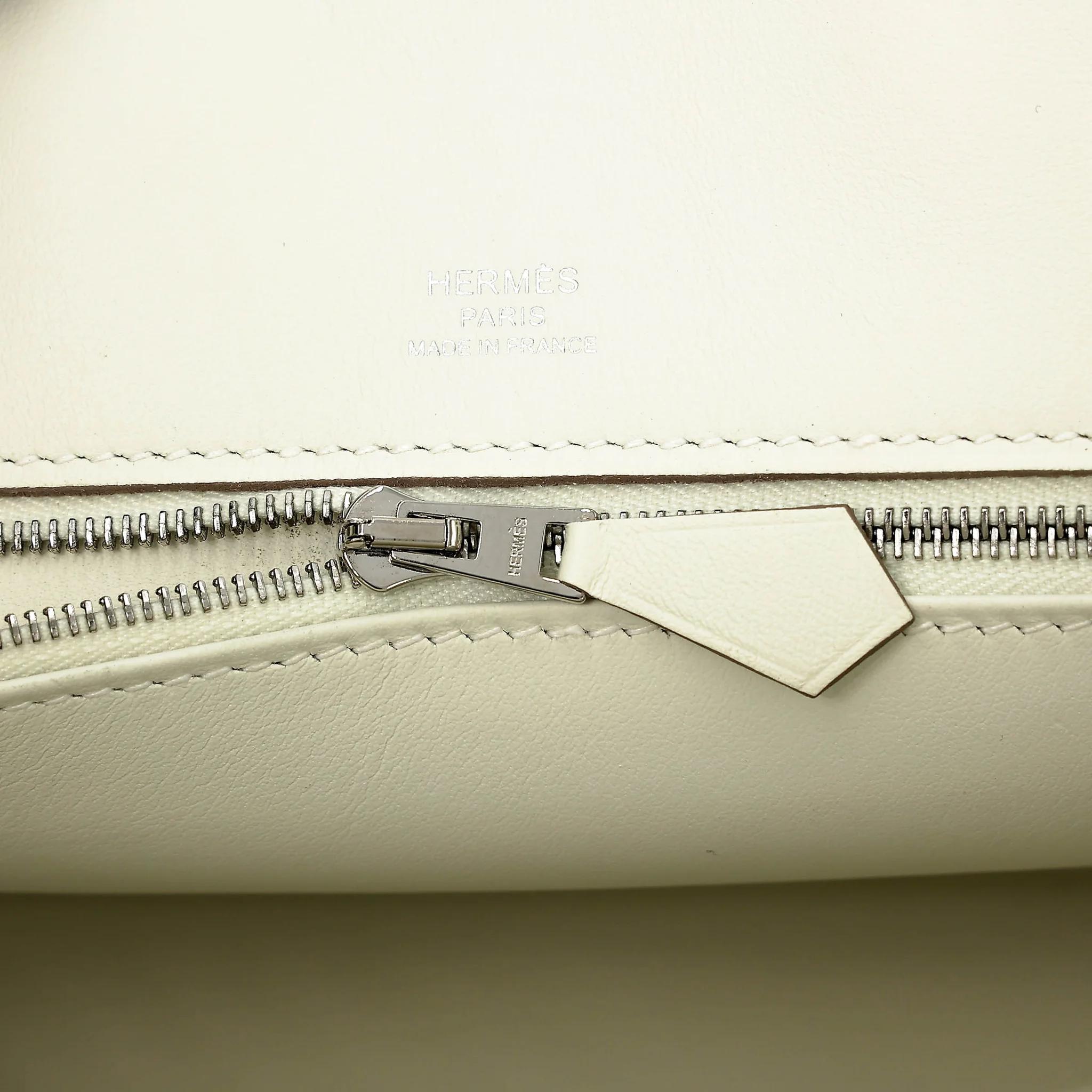 Excellent ( Rank SA ) HERMÈS Limited Edition Birkin 25 Shadow Mushroom (0T) Swift Palladium hardware B (2023) - 13