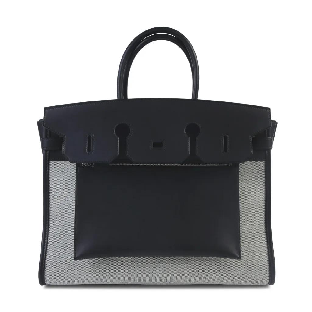 Birkin 35 A L'Envers Noir (89) Ecru