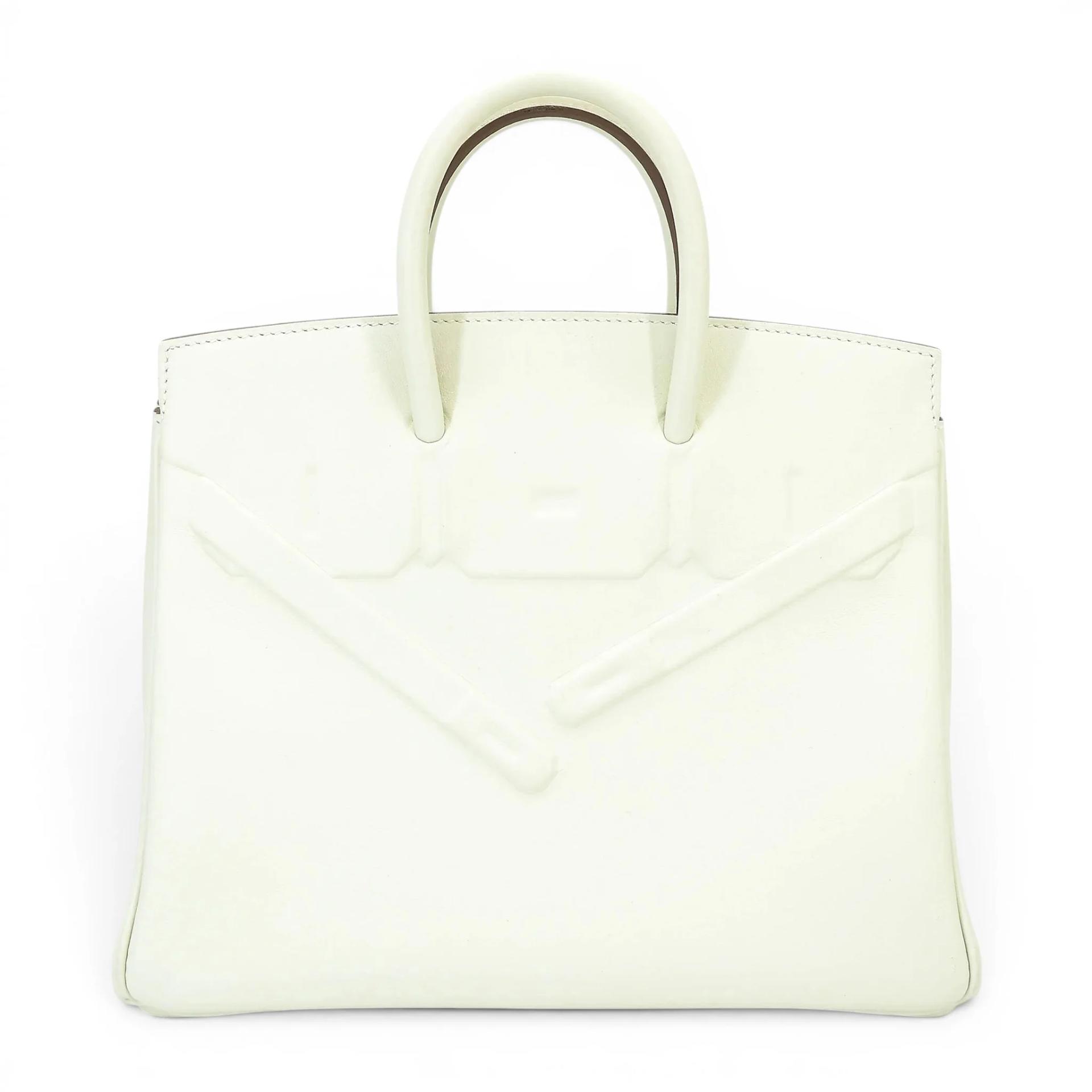 ランク SA HERMÈS エルメス 限定品 バーキン25 シャドー マッシュルーム (0T) スイフト シルバー金具 B刻印 (2023) - 1