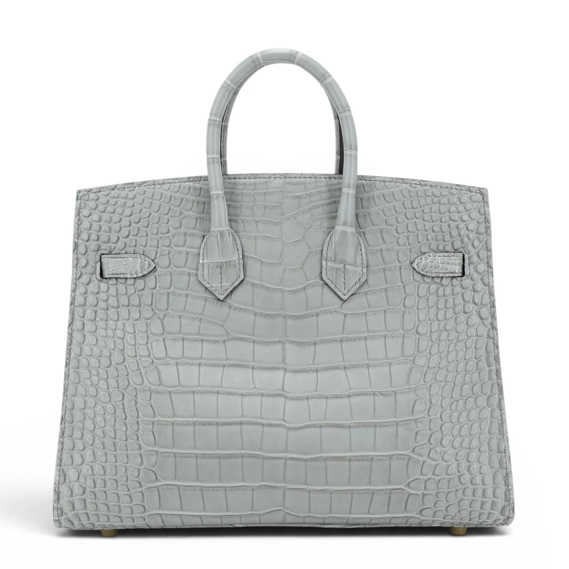 ランク N 新品 HERMÈS エルメス バーキン25 セリエ グリシマン (0V) クロコダイル アリゲーター マット ゴールド金具 K刻印 (2025) - 2