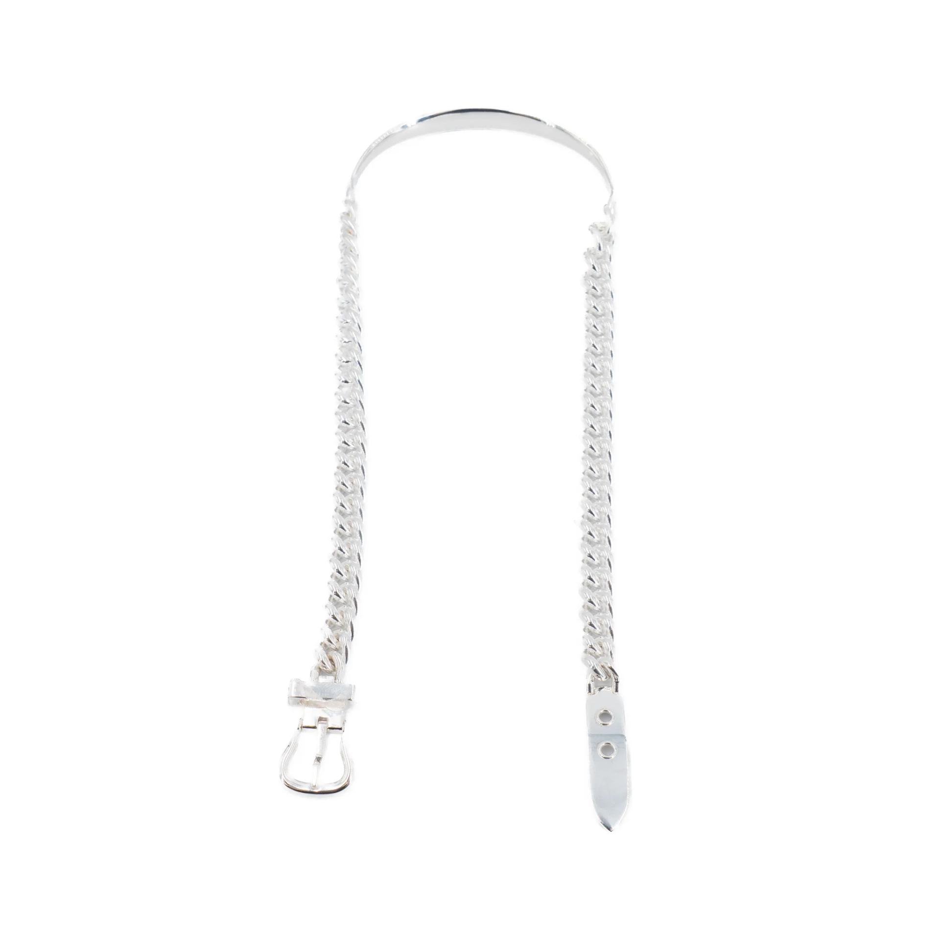 Boucle Sellier Inflexible bracelet, small model (PM) Silver
