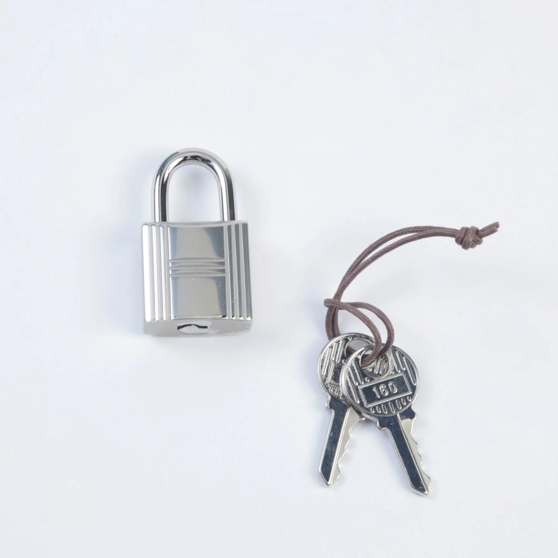 ランク N 新品 HERMÈS エルメス ピコタンロックPM ニューブルージーン (D2) トリヨン シルバー金具 K刻印 (2025) - 12