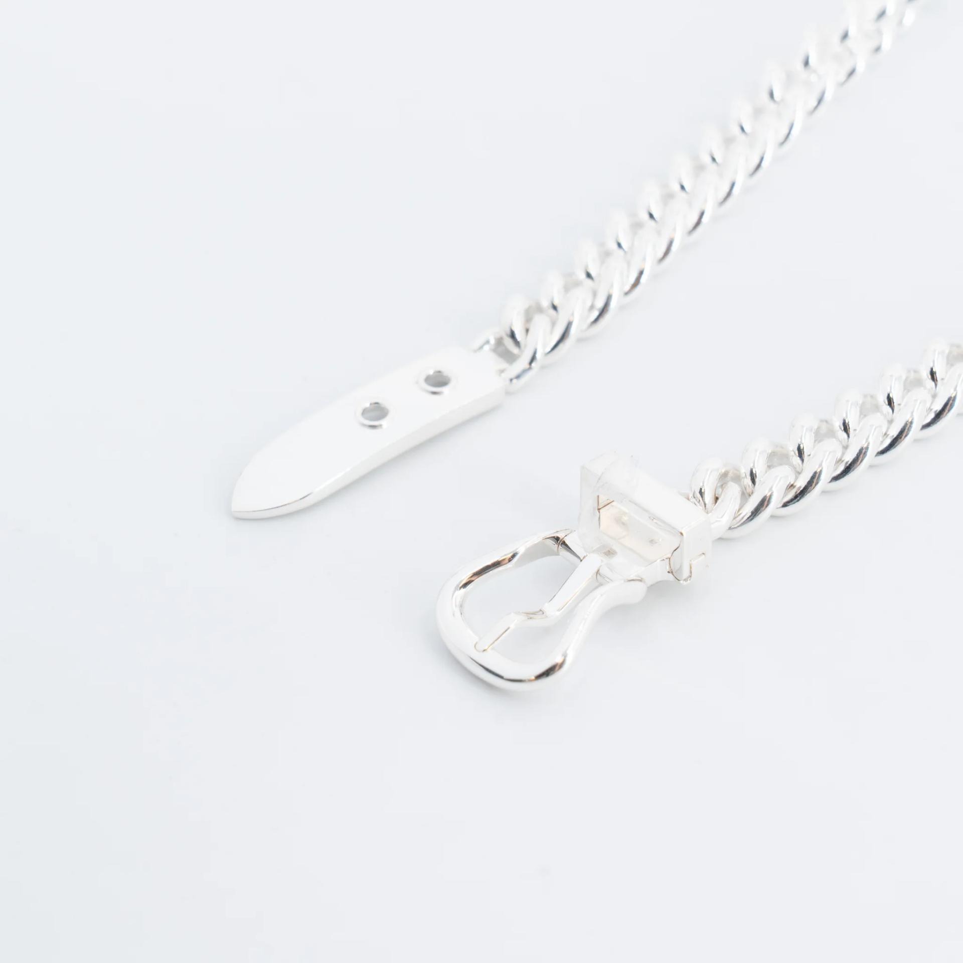 Brand New ( Rank N ) HERMÈS Boucle Sellier Inflexible bracelet, small model (PM) Silver Silver 925 - 10