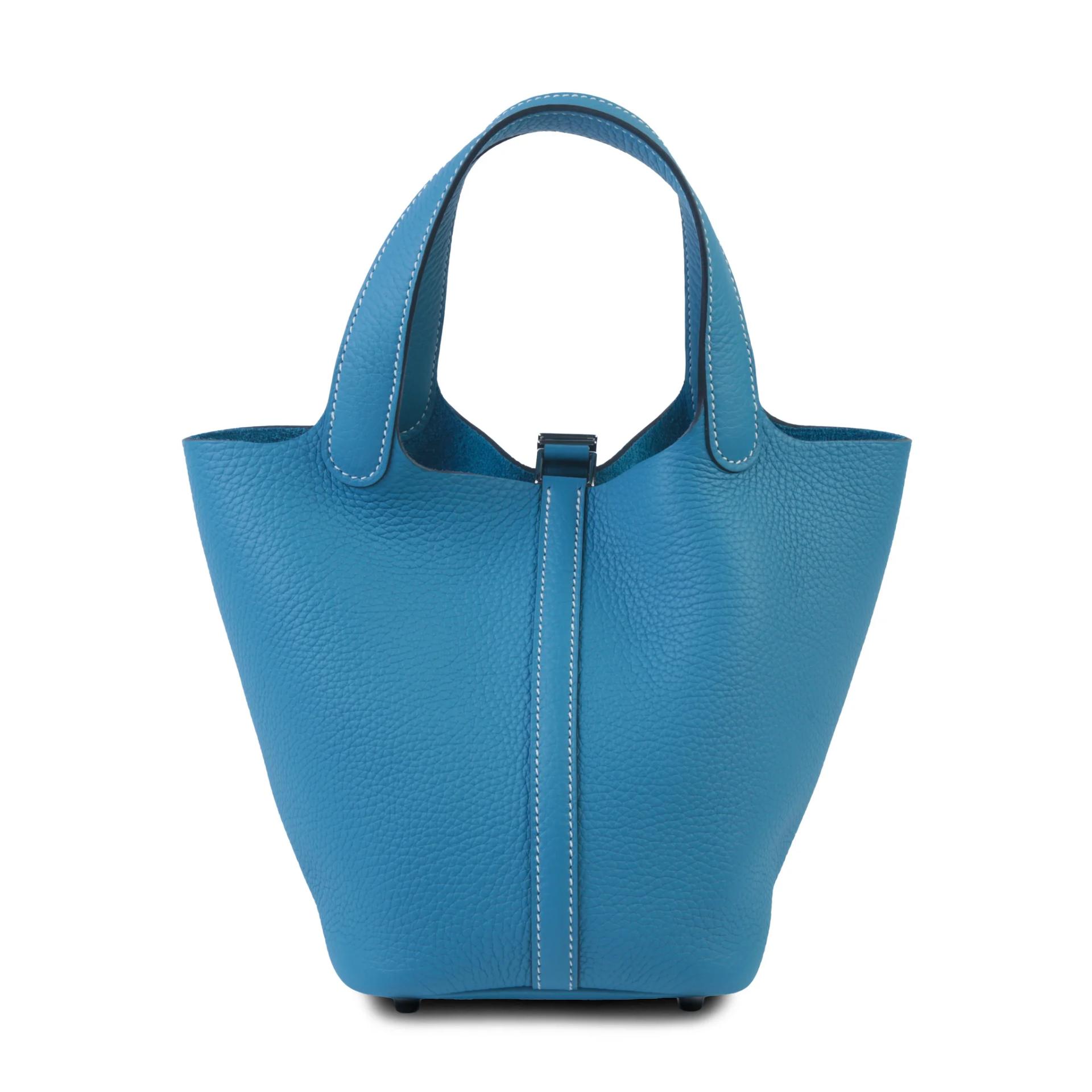 ランク N 新品 HERMÈS エルメス ピコタンロックPM ニューブルージーン (D2) トリヨン シルバー金具 K刻印 (2025) - 2