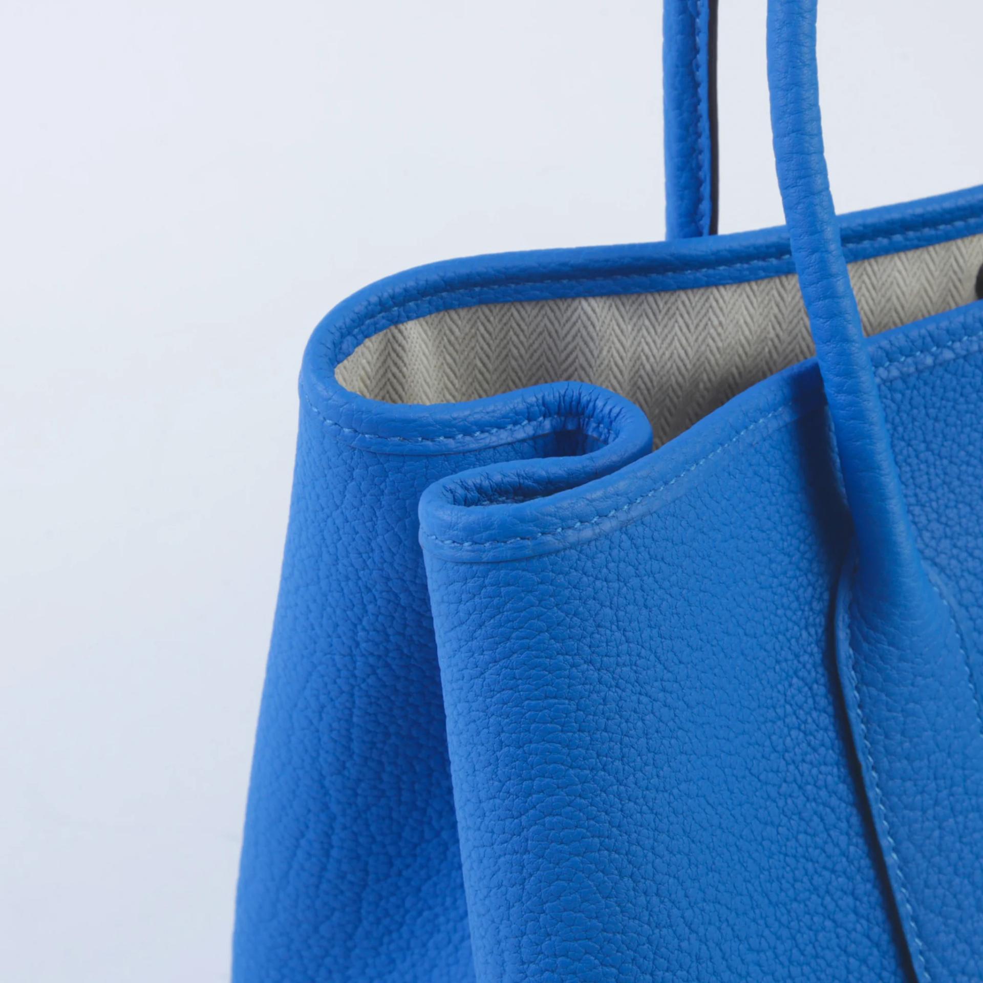 ランク NS 未使用品 HERMÈS エルメス ガーデンパーティー TPM ブルーイドラ (T7) ネゴンダ シルバー金具 W刻印 (2024) - 10