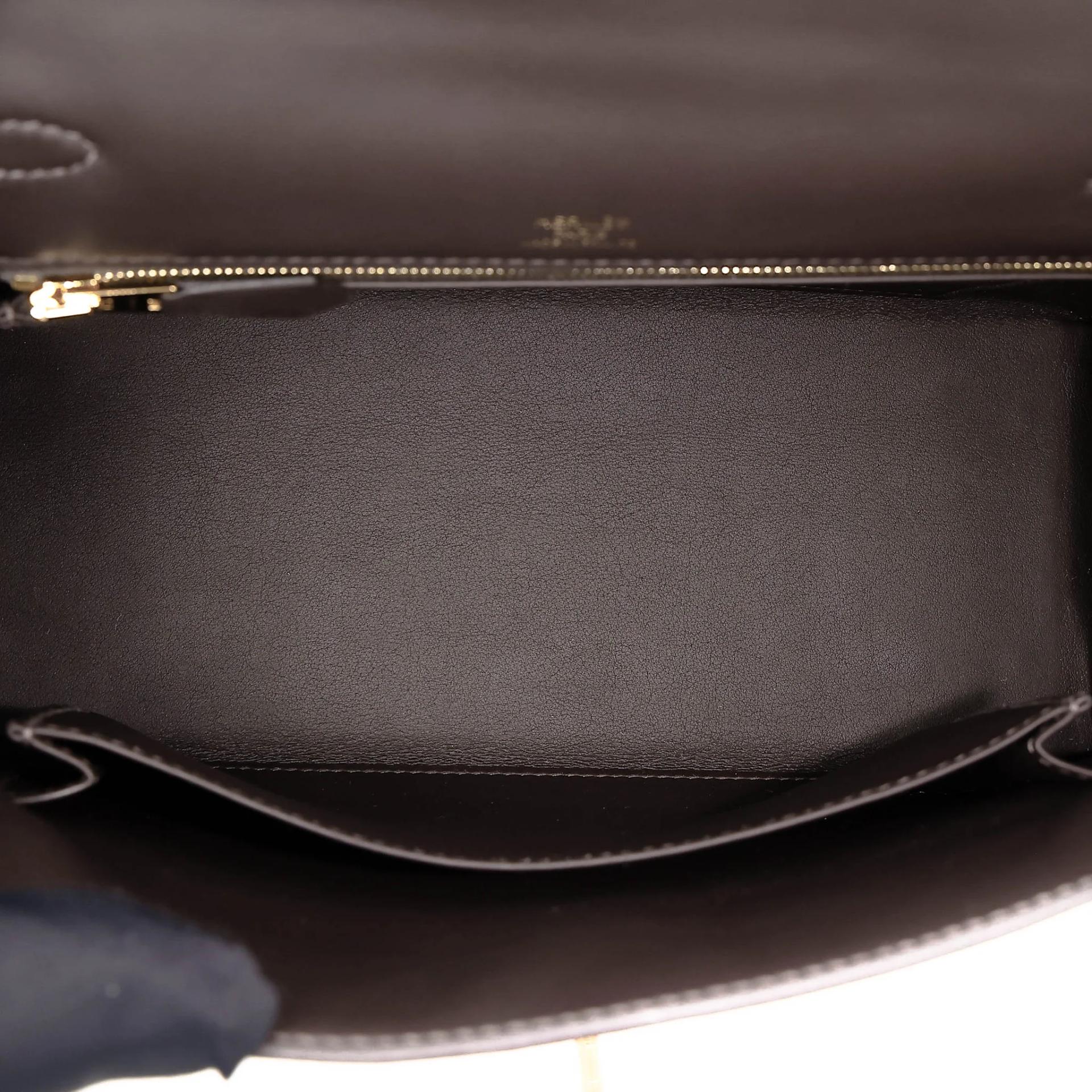 Brand New ( Rank N ) HERMÈS Kelly 25 Sellier Bai Brun（T3） Toile H canvas Swift Gold hardware G (2026) - 19