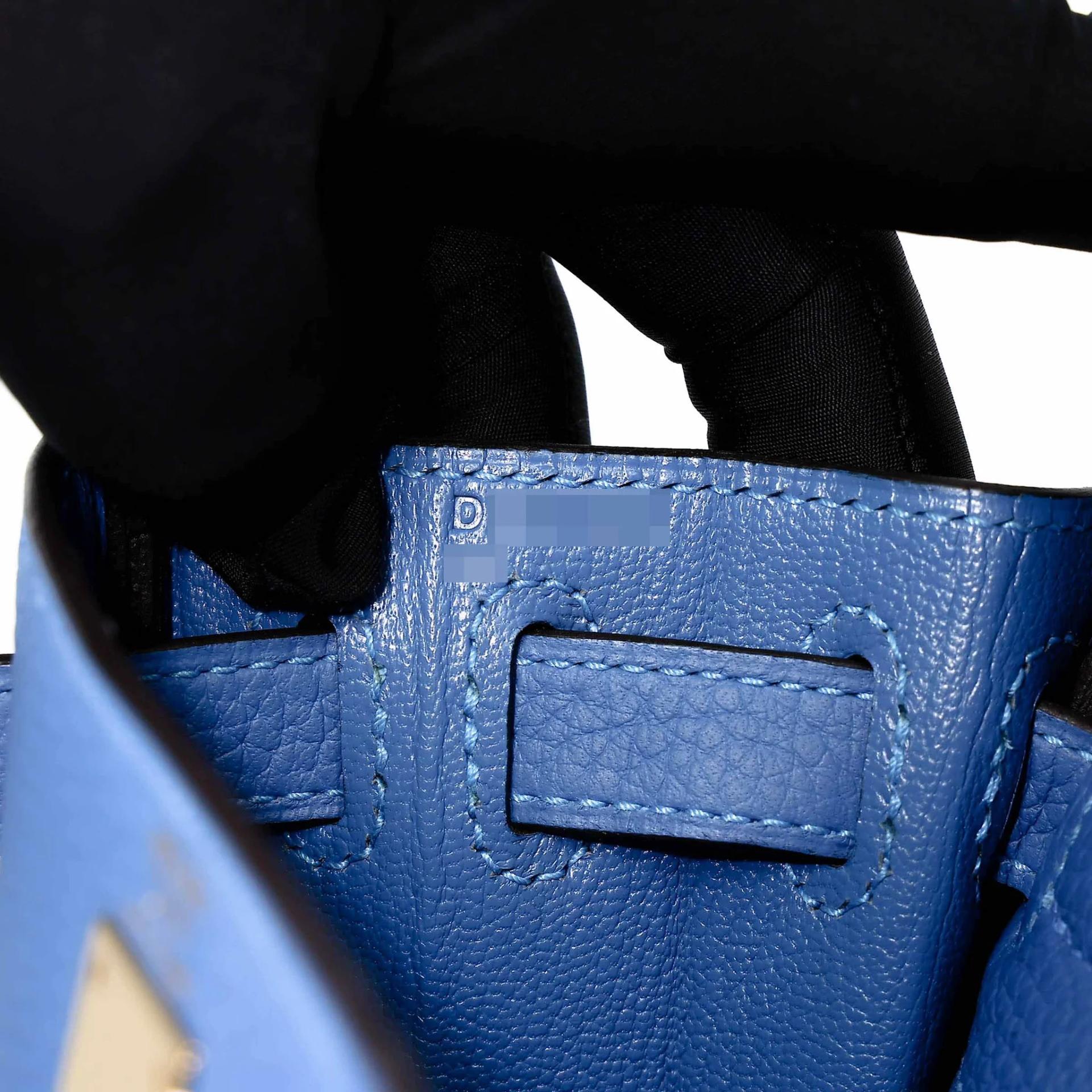 Very Good ( Rank A) HERMÈS Kelly Ado PM Mykonos (7Q) Clemence Gold hardware D (2019) - 22