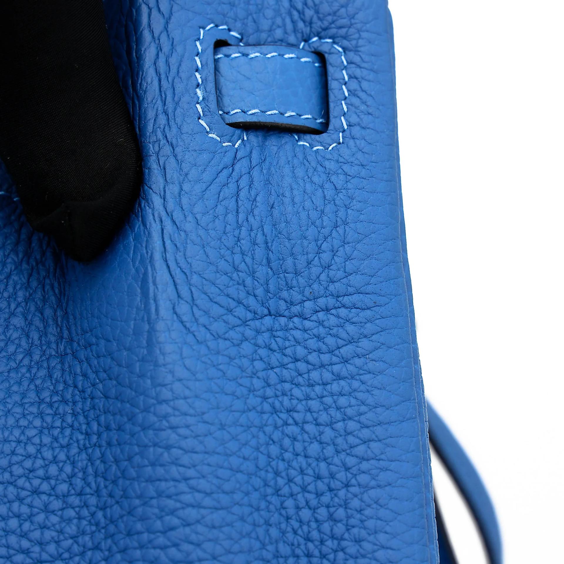 Very Good ( Rank A) HERMÈS Kelly Ado PM Mykonos (7Q) Clemence Gold hardware D (2019) - 21