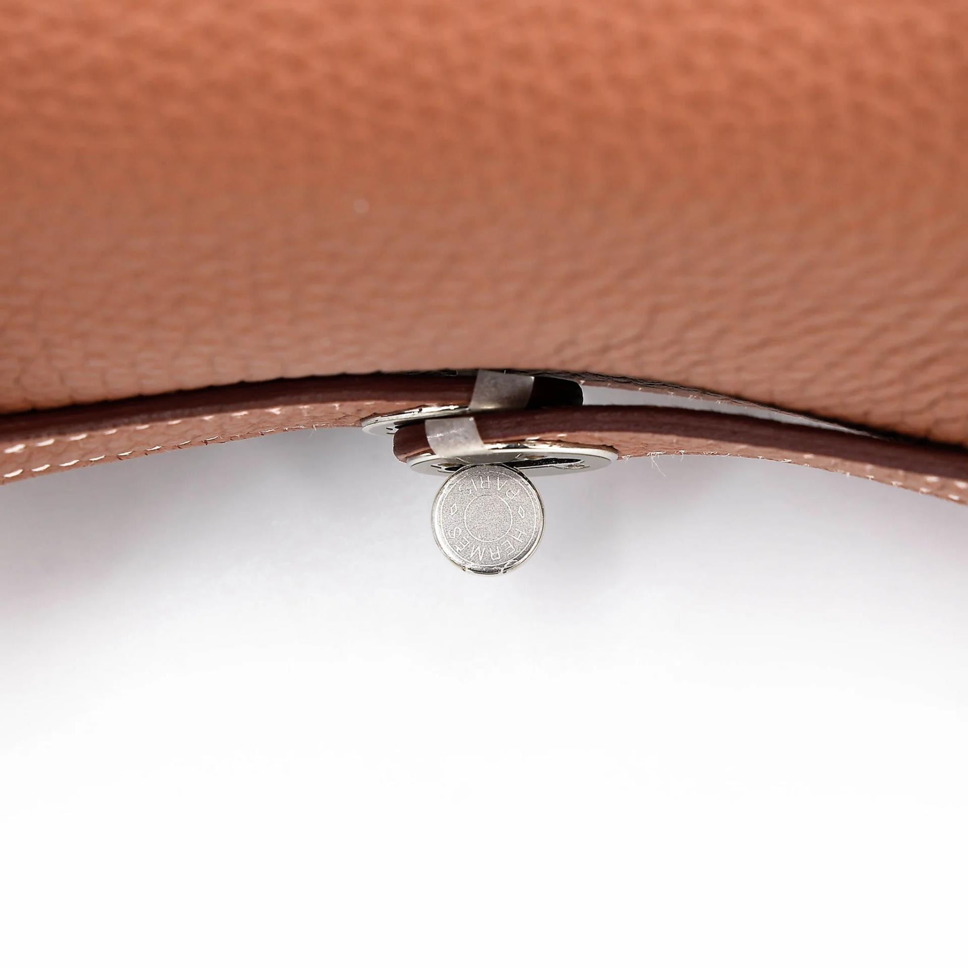 Unused ( Rank NS ) HERMÈS Mini Lindy Gold (37) Clemence Palladium hardware W (2024) - 15
