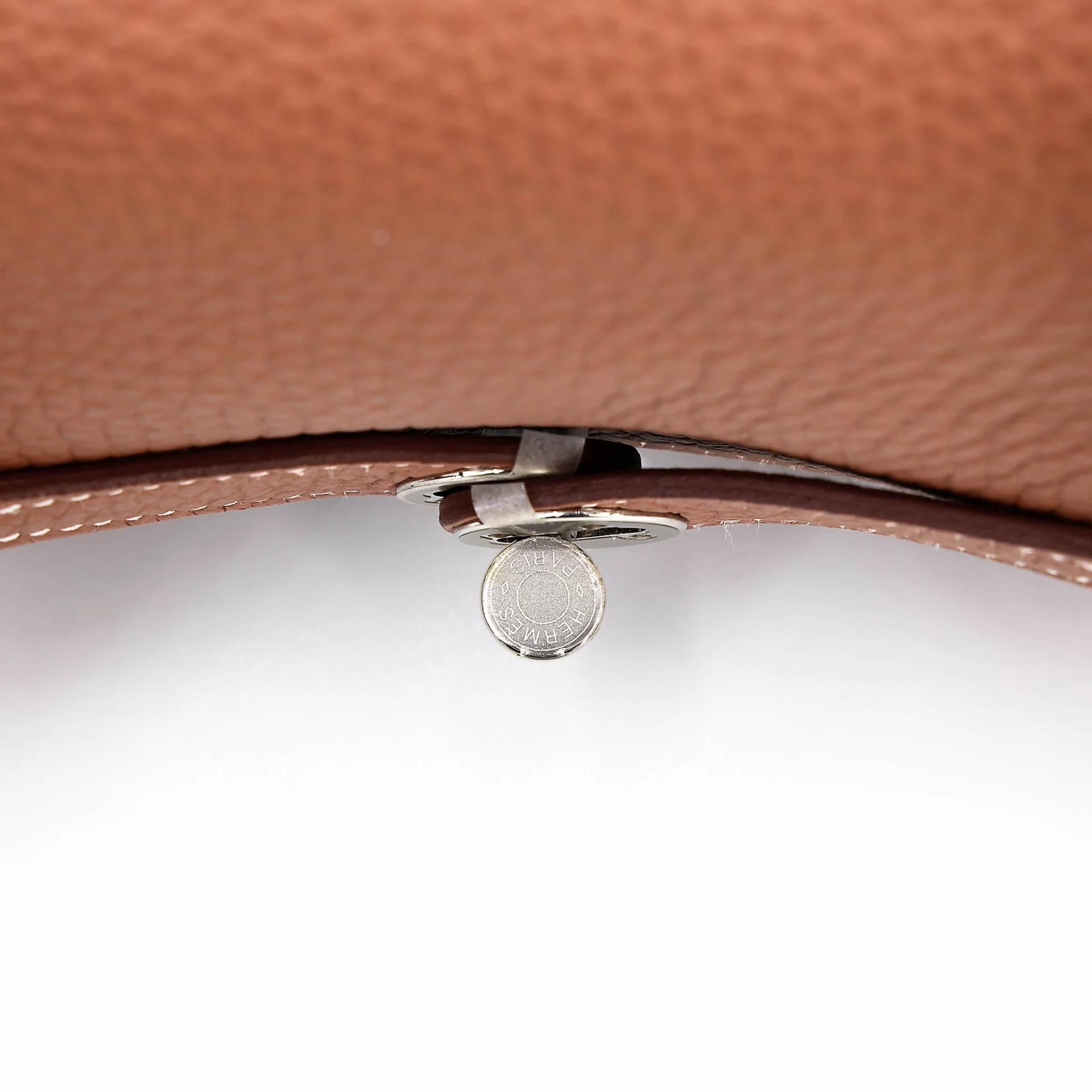 Unused ( Rank NS ) HERMÈS Mini Lindy Gold (37) Clemence Palladium hardware W (2024) - 16