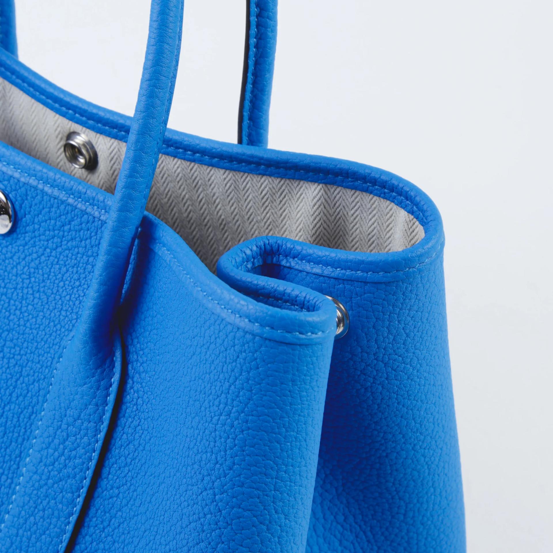 ランク NS 未使用品 HERMÈS エルメス ガーデンパーティー TPM ブルーイドラ (T7) ネゴンダ シルバー金具 W刻印 (2024) - 9
