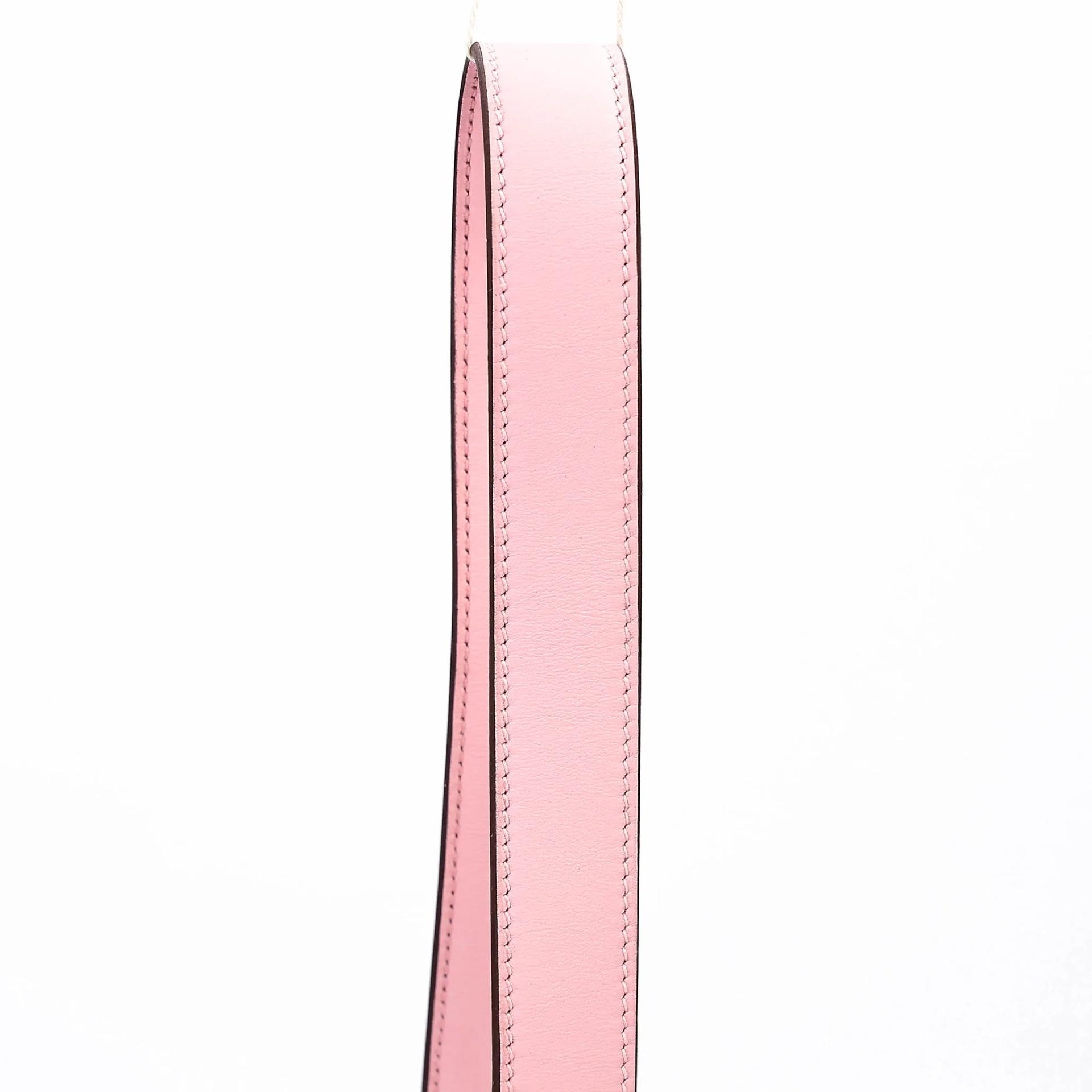Brand New ( Rank N ) HERMÈS Mini Lindy II Rose Sakura (3Q) Swift Palladium hardware K (2025) - 3