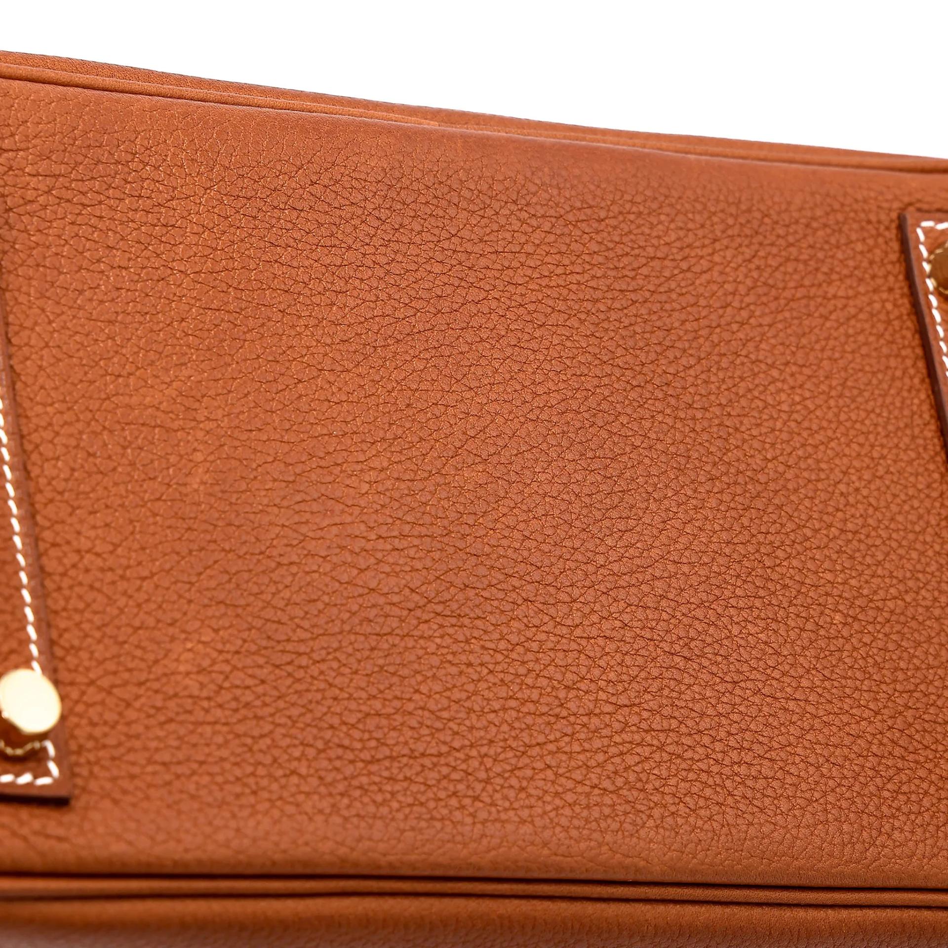 Unused ( Rank NS ) HERMÈS Birkin 25 Fauve (34) Barenia Faubourg Gold hardware K (2025) - 8