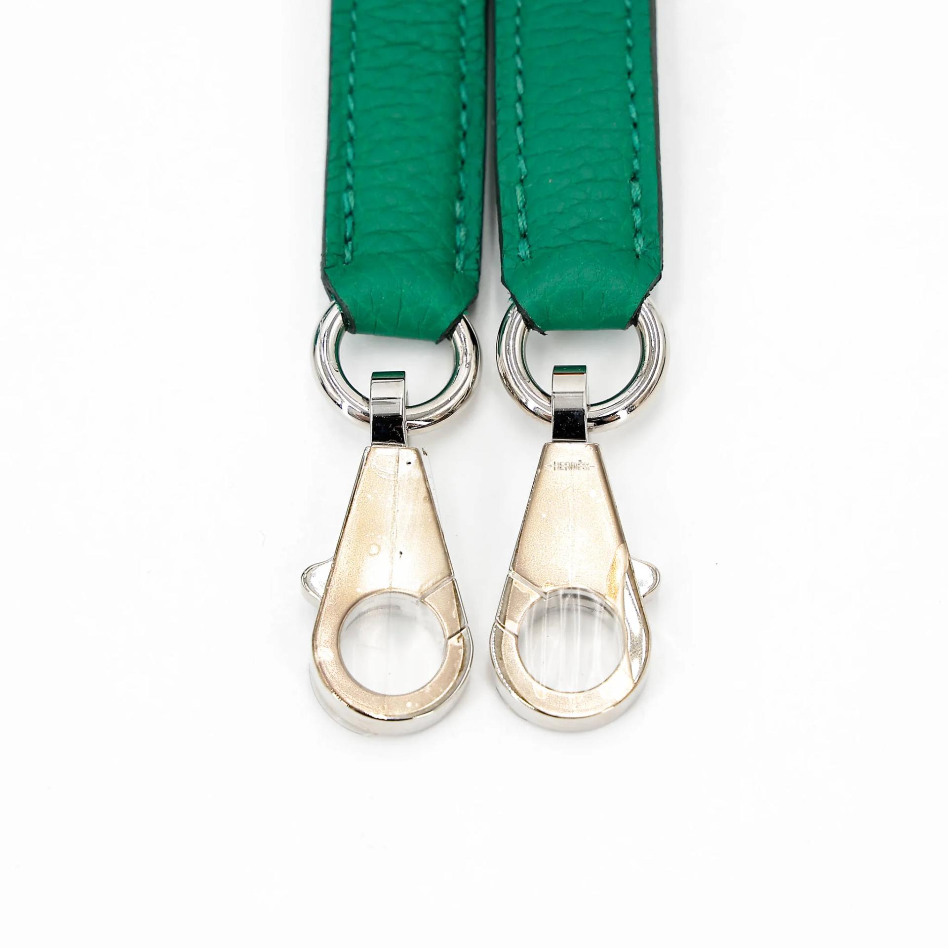 Unused ( Rank NS ) HERMÈS Kelly 25 Vert Vertigo (U4) Togo Palladium hardware B (2023) - 20