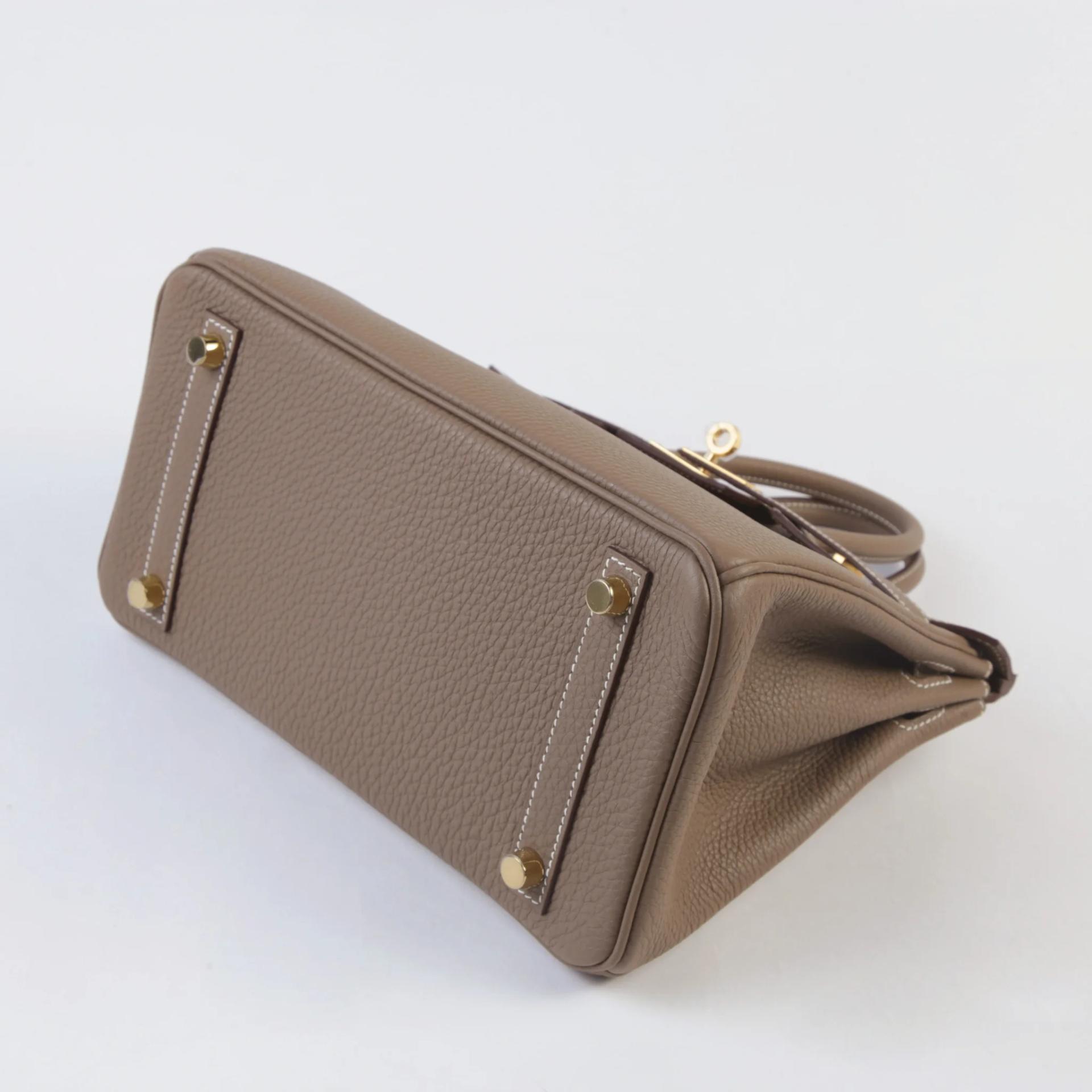 ランク N 新品 HERMÈS エルメス バーキン25 エトゥープ (18) トゴ ゴールド金具 G刻印 (2026) - 5