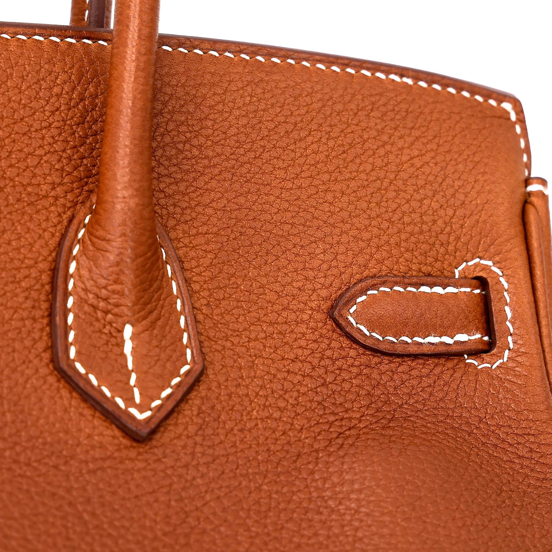 Unused ( Rank NS ) HERMÈS Birkin 25 Fauve (34) Barenia Faubourg Gold hardware K (2025) - 9
