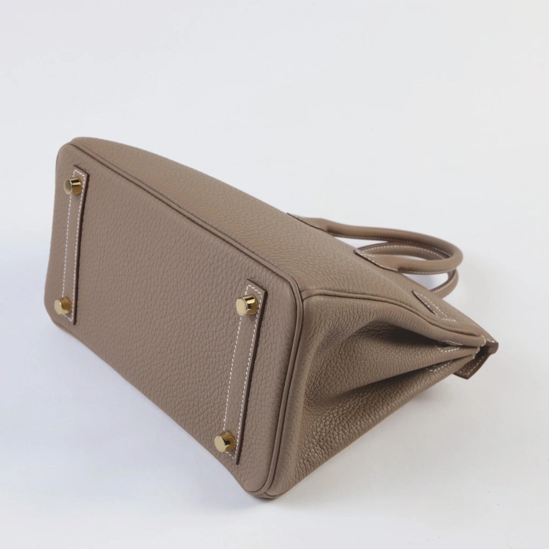 ランク N 新品 HERMÈS エルメス バーキン25 エトゥープ (18) トゴ ゴールド金具 G刻印 (2026) - 7