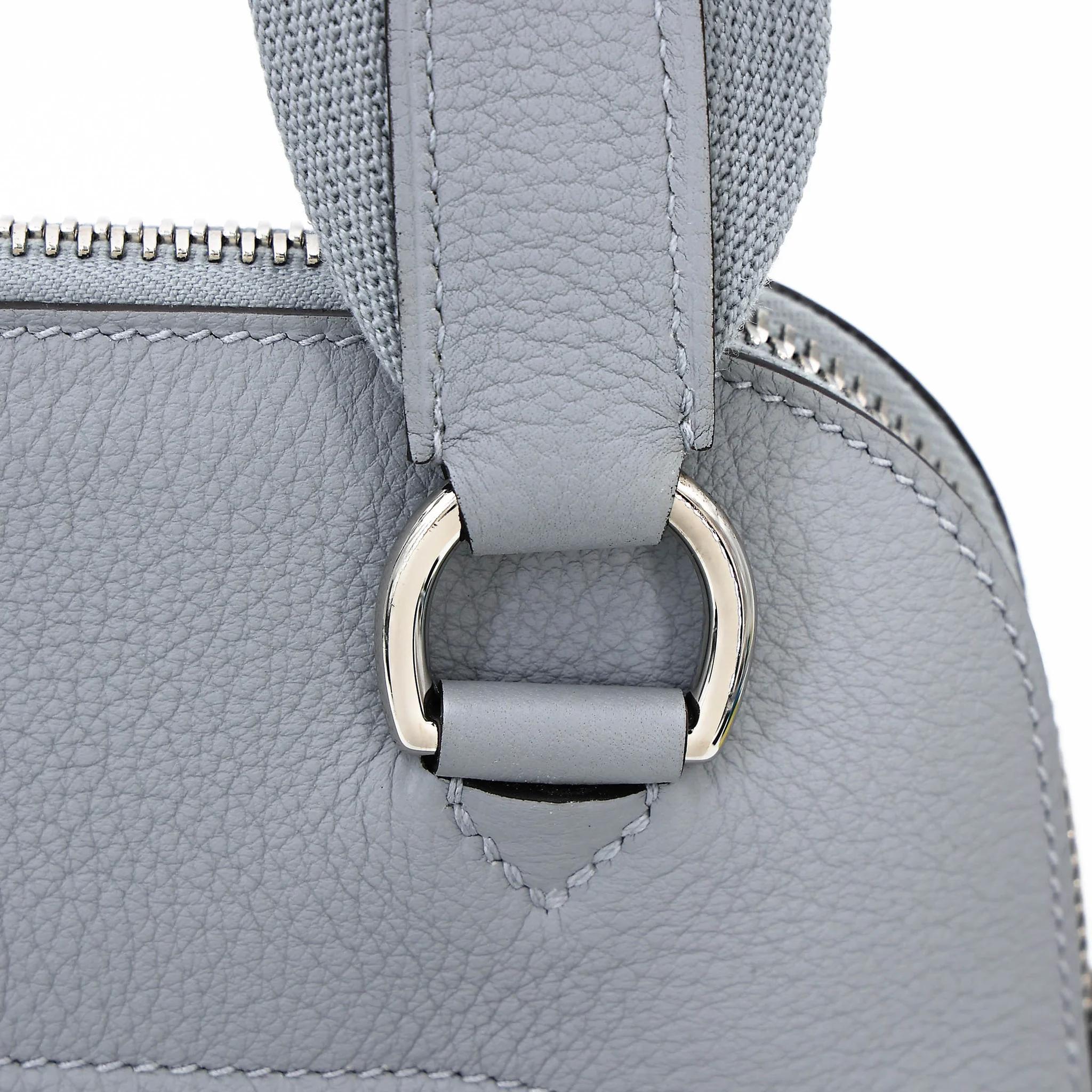 Unused ( Rank NS ) HERMÈS Bolide Messenger Gris Pantin (P0) Togo Palladium hardware K (2025) - 5