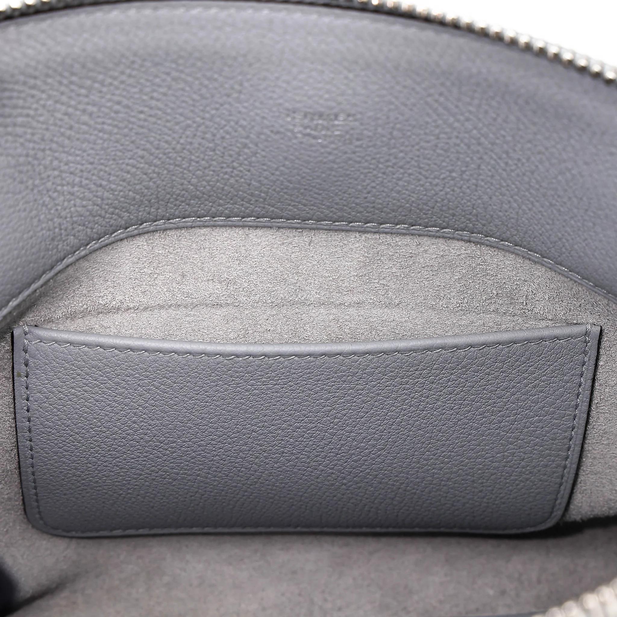 Unused ( Rank NS ) HERMÈS Bolide Messenger Gris Pantin (P0) Togo Palladium hardware K (2025) - 17