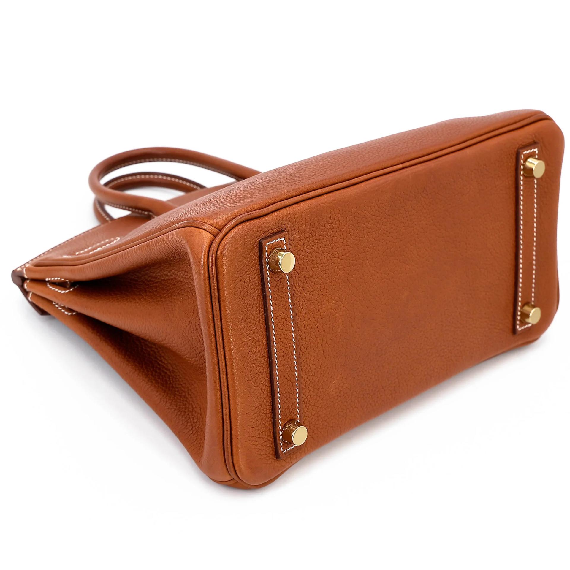 Unused ( Rank NS ) HERMÈS Birkin 25 Fauve (34) Barenia Faubourg Gold hardware K (2025) - 7