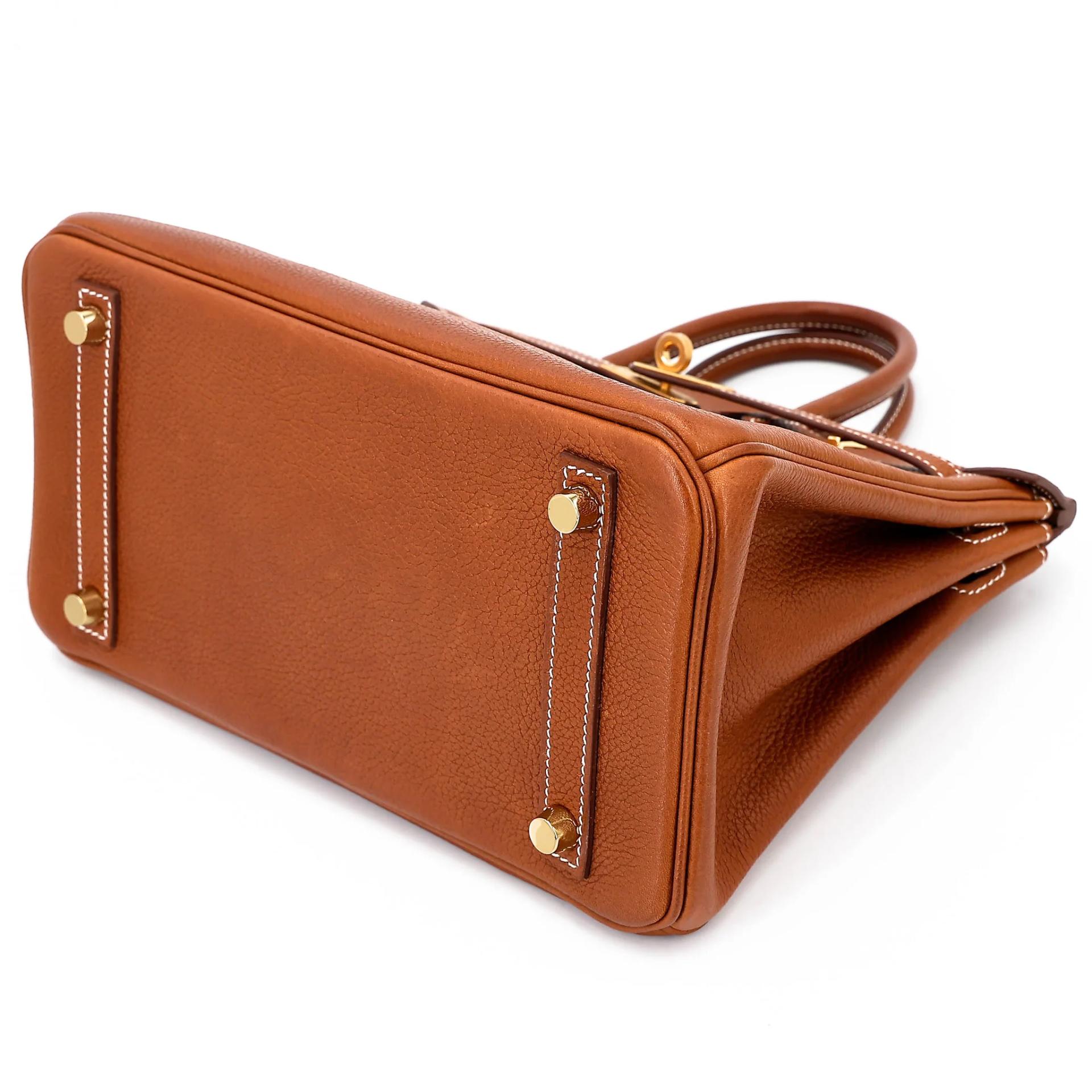 Unused ( Rank NS ) HERMÈS Birkin 25 Fauve (34) Barenia Faubourg Gold hardware K (2025) - 4