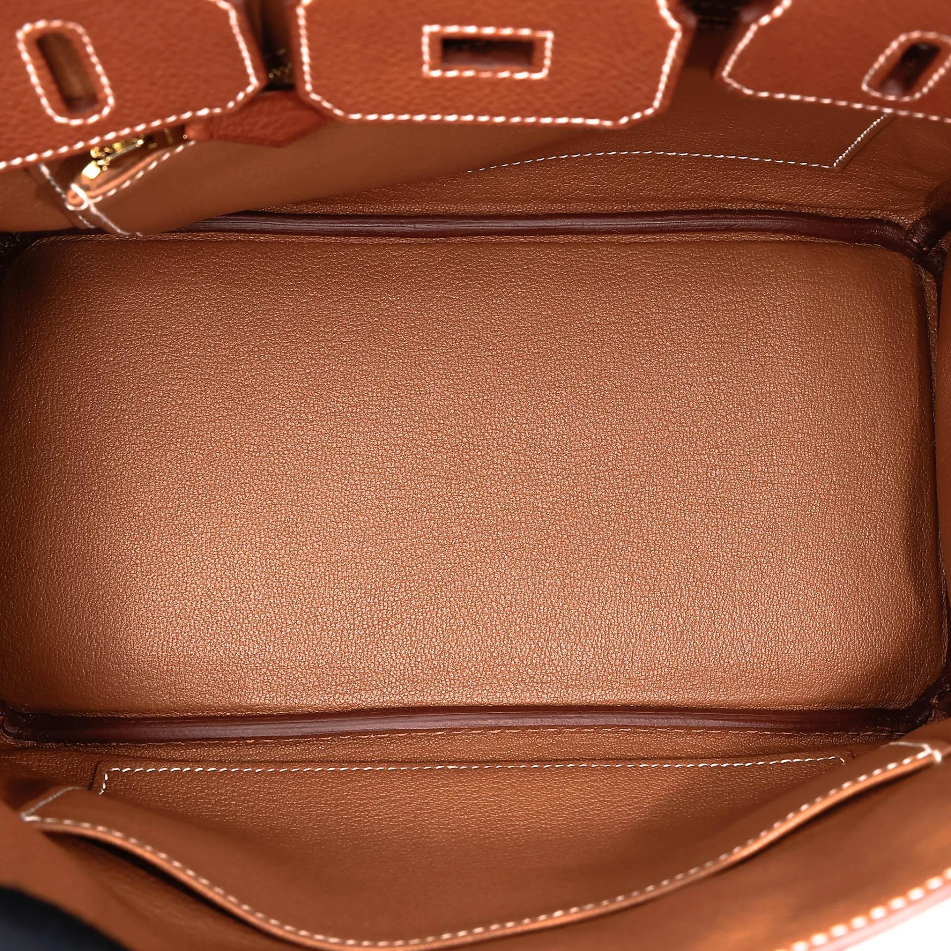 Unused ( Rank NS ) HERMÈS Birkin 25 Fauve (34) Barenia Faubourg Gold hardware K (2025) - 22
