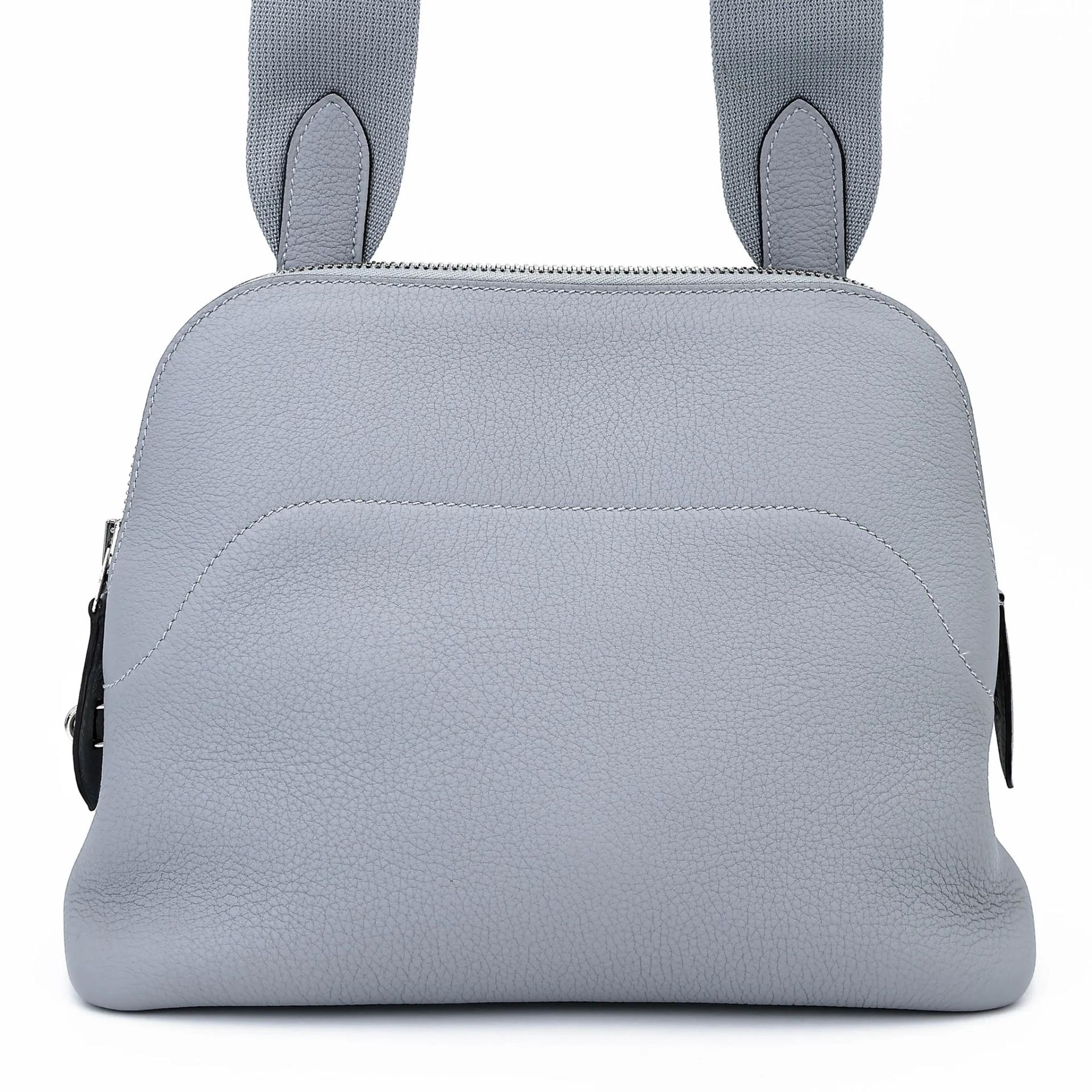 Unused ( Rank NS ) HERMÈS Bolide Messenger Gris Pantin (P0) Togo Palladium hardware K (2025) - 1