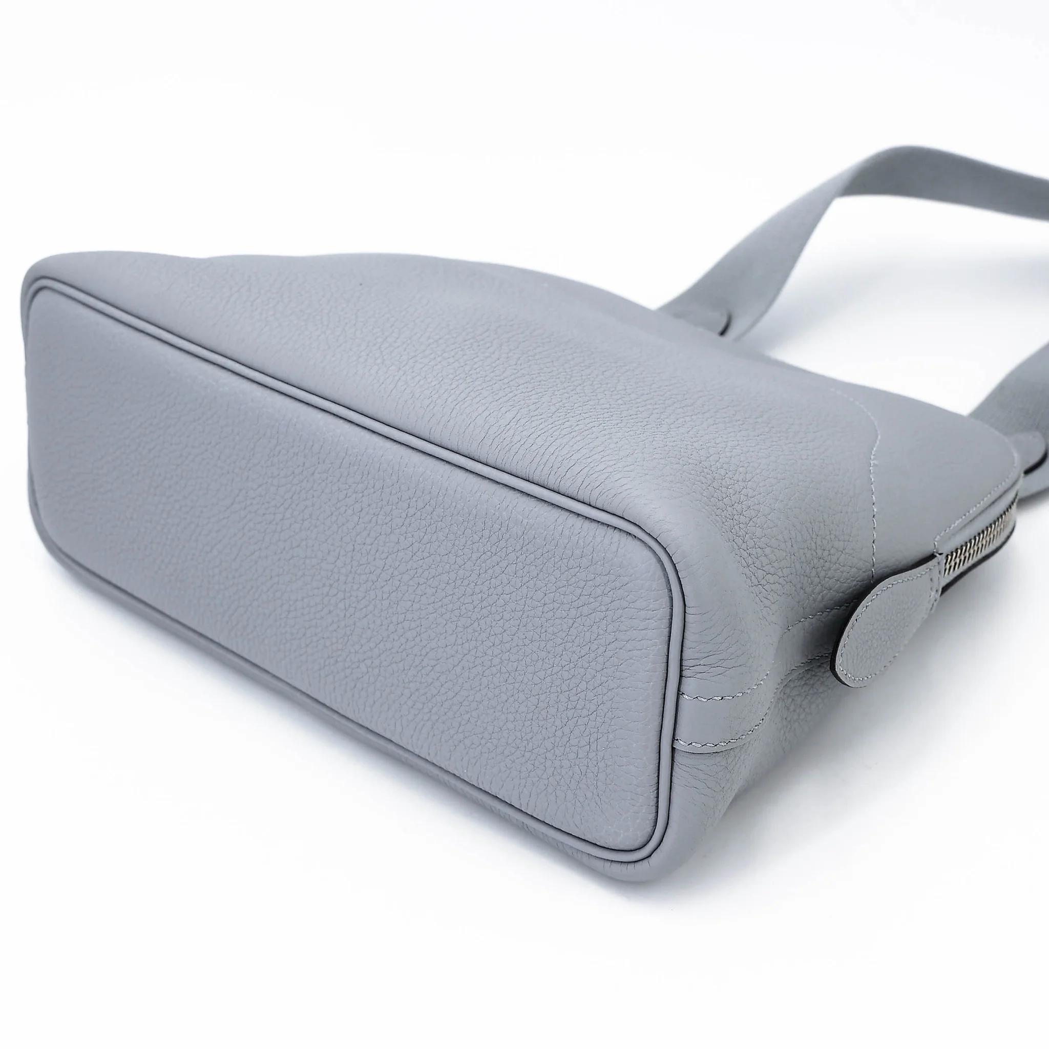 Unused ( Rank NS ) HERMÈS Bolide Messenger Gris Pantin (P0) Togo Palladium hardware K (2025) - 7
