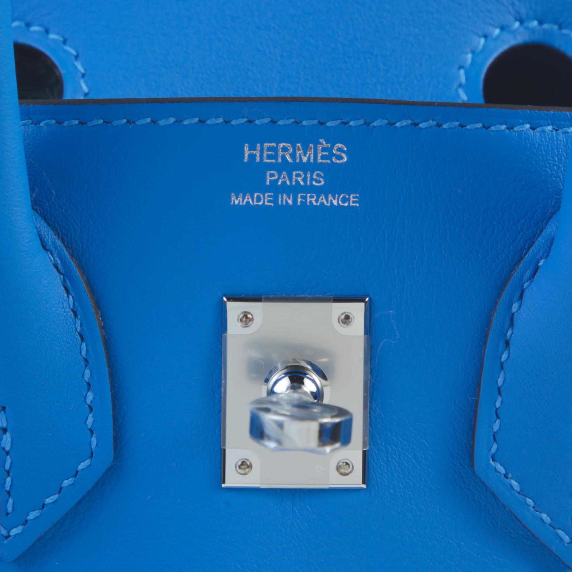 Birkin 25 Bleu Hydra (T7) | GINZA XIAOMA